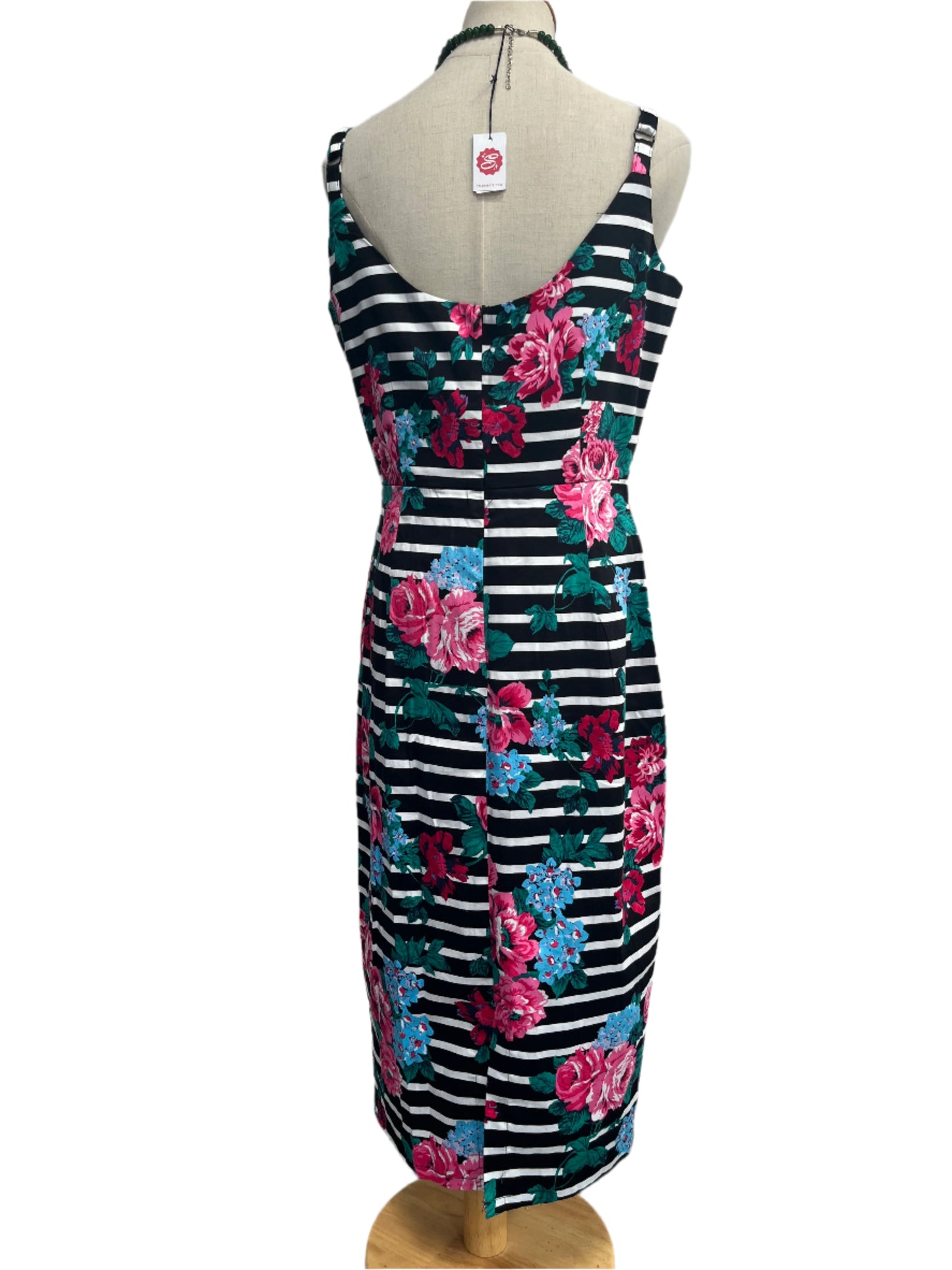 LOUELLA DEVILLE VIBRANT WIGGLE DRESS SZ 12
