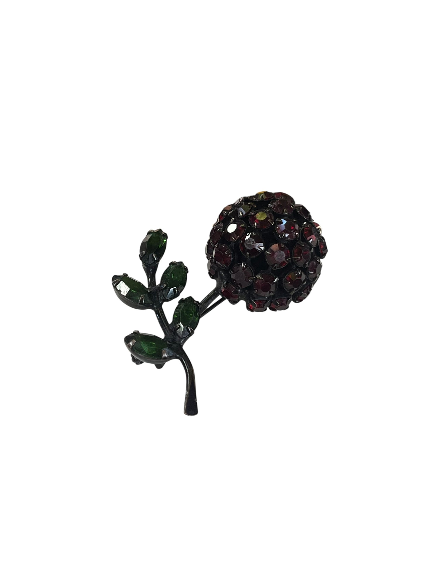 WARNER DOMED CHERRY BROOCH