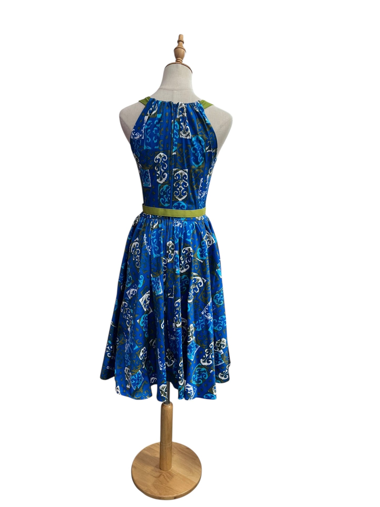 PIN UP GIRL BLUE DRESS | 8