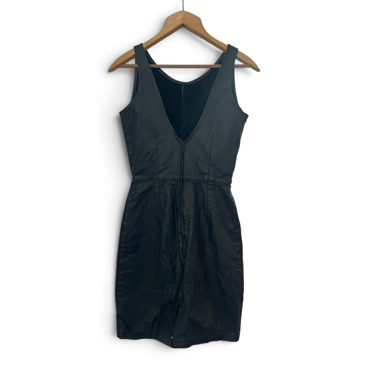 BLACK LEATHER DRESS | 4