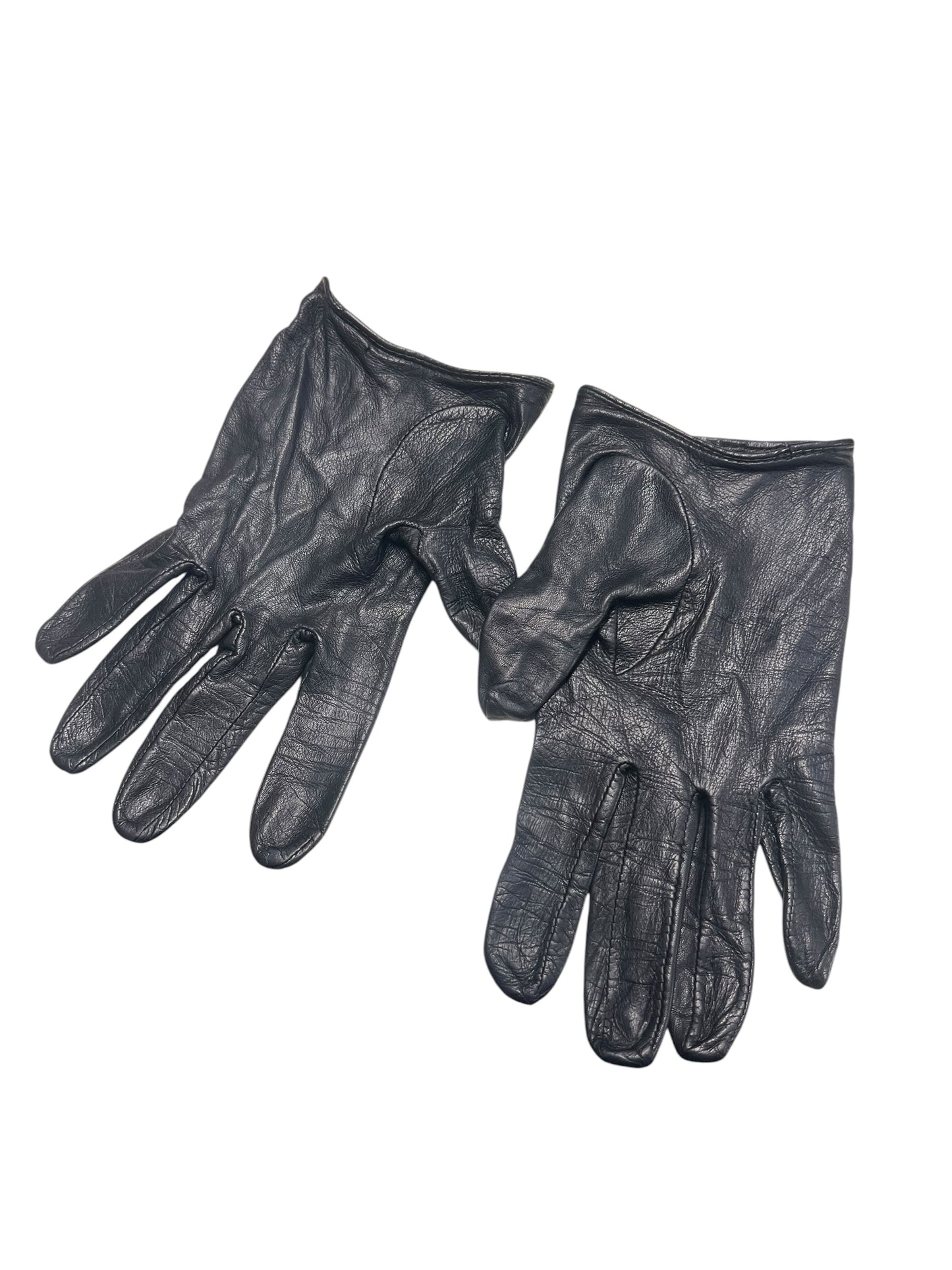 BLACK LEATHER GLOVES S/M
