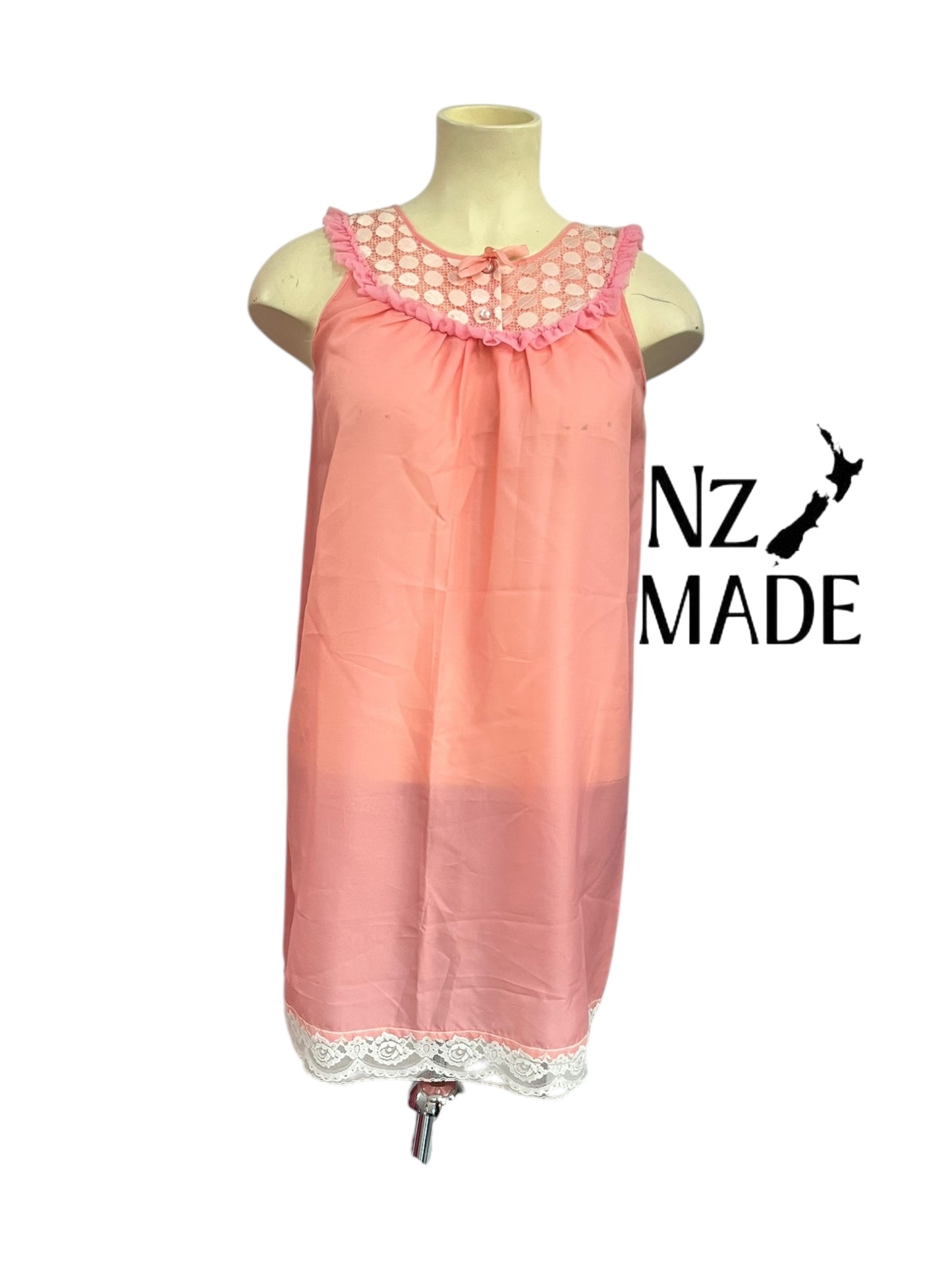 PINK COTTON NIGHTIE SZ 14