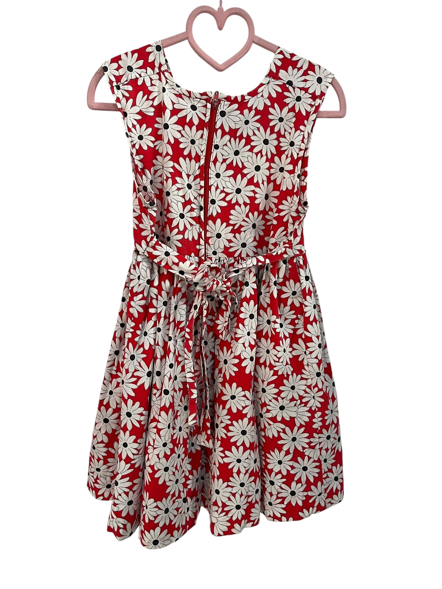 RED DAISY DRESS SZ 4/5