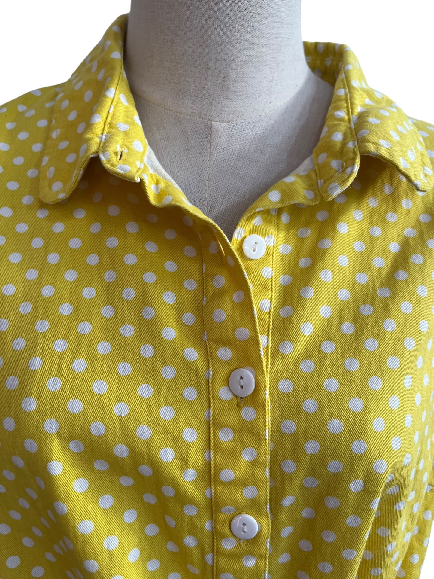 PRINCESS HIGHWAY YELLOW POLKADOT TOP | 12