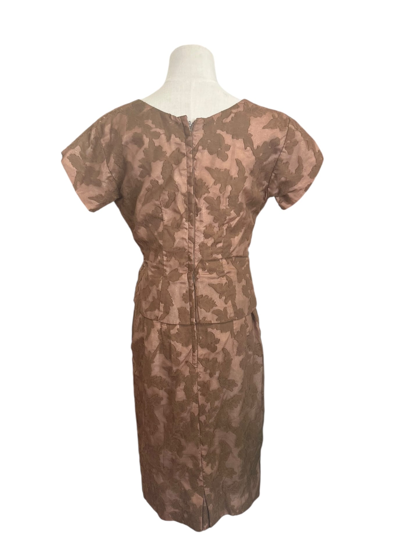SILTEX COCOA CHIFFON DRESS | 10