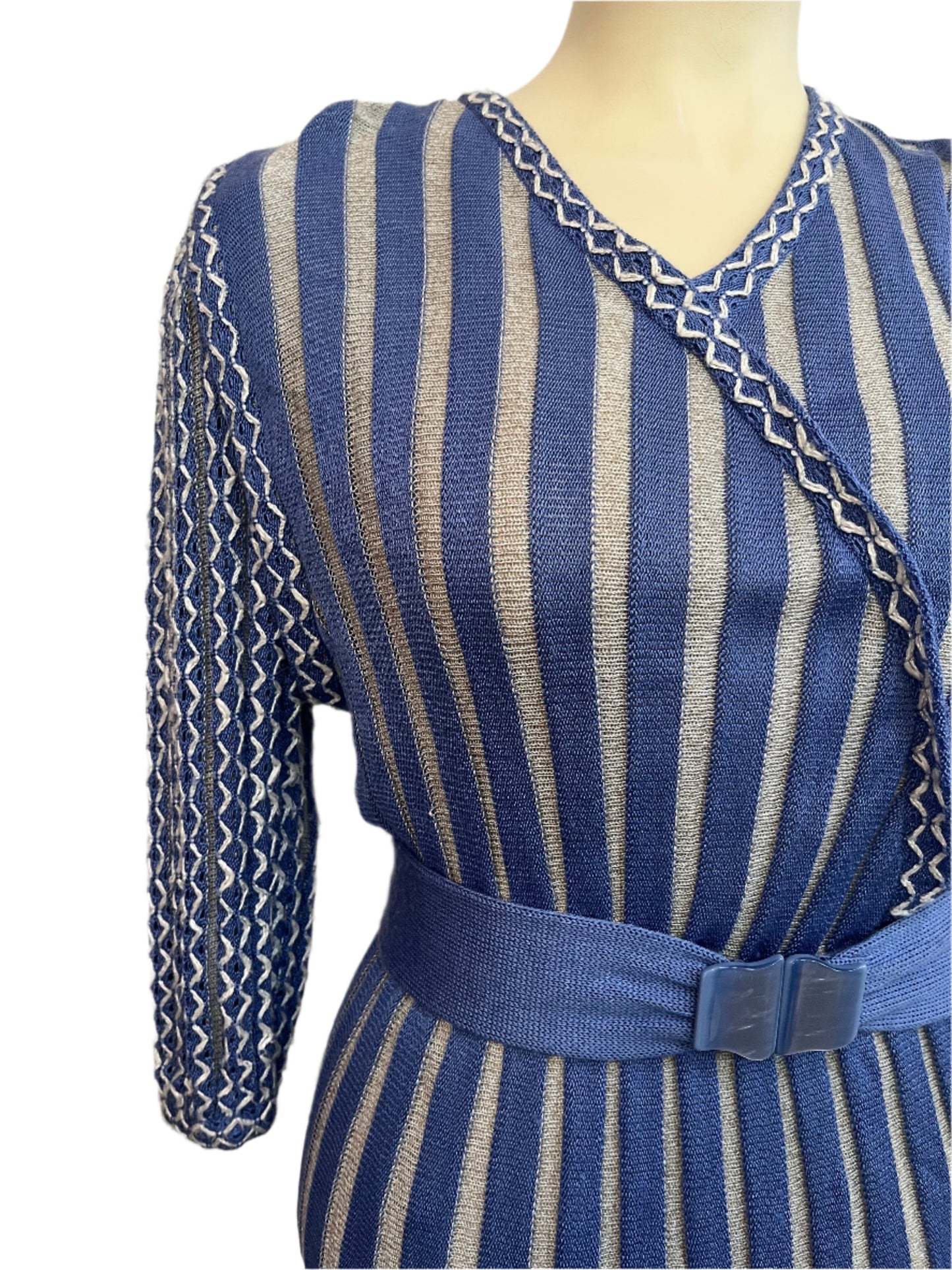 THE CORNFLOWER KNIT DRESS SZ 12