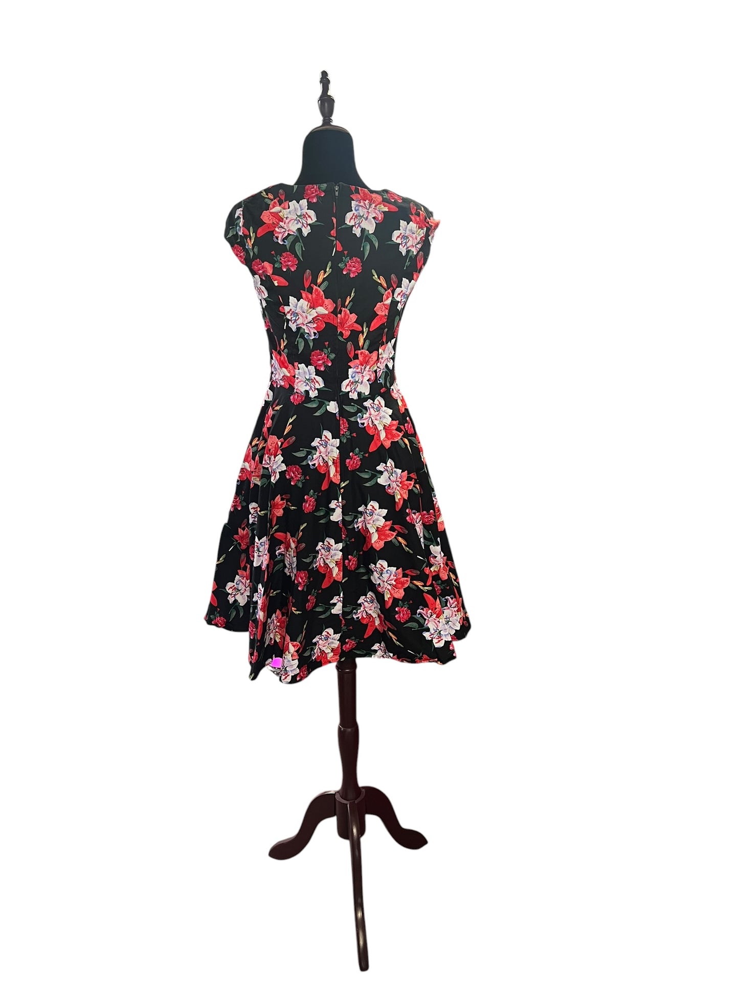 HELLBUNNY FLORAL DRESS | S
