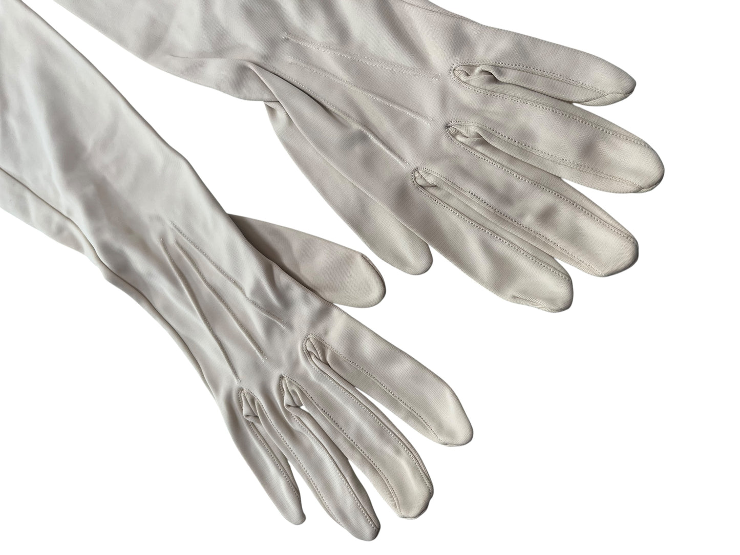 LONG BEIGE GLOVES