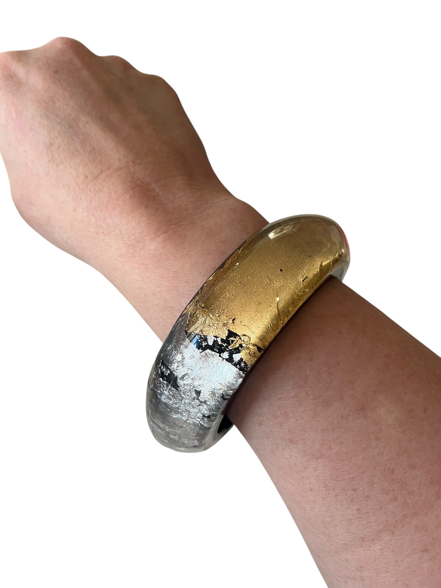 GOLD & SILVER FOIL BANGLE
