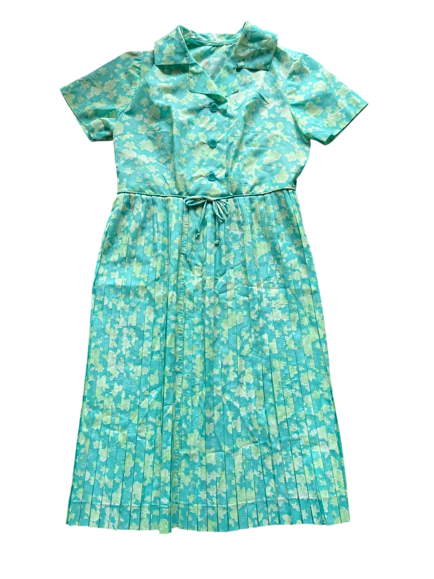 GREEN FLOWER DRESS