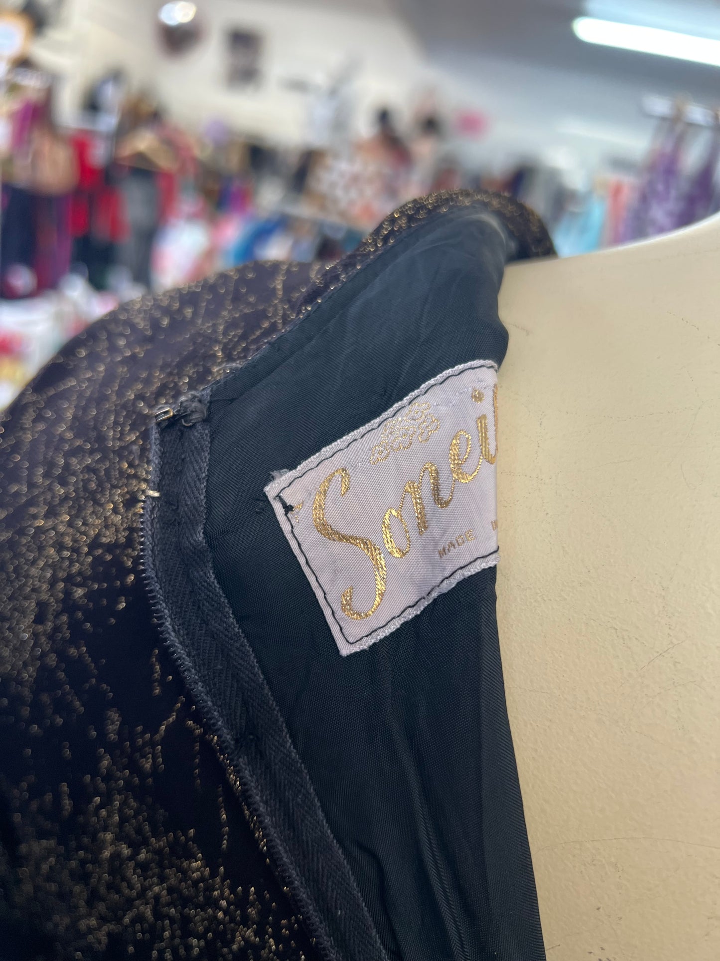 SONEIL GOLD & BLACK DRESS | 18
