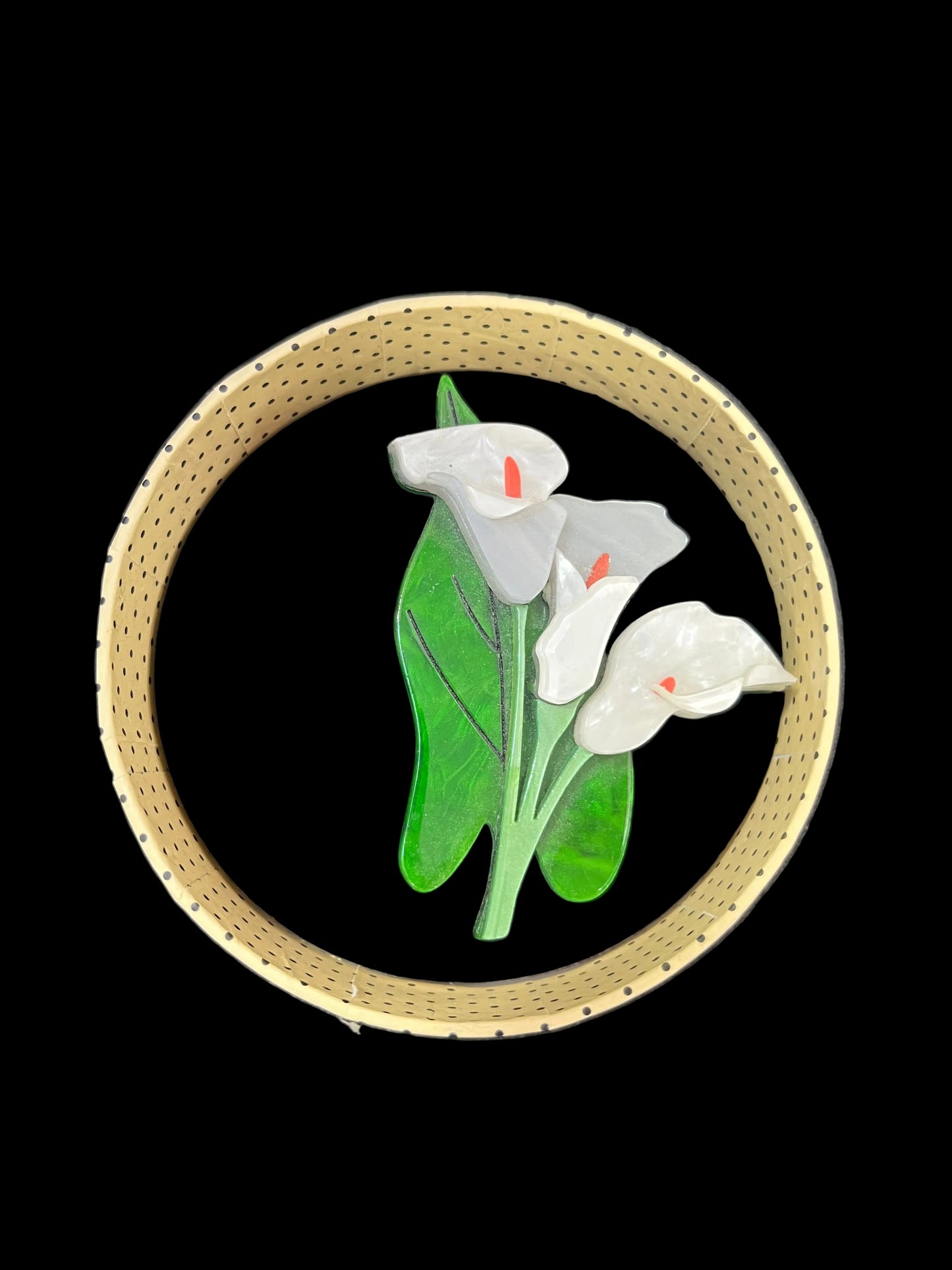 ERSTWILDER - BEAUTY BLOOMS BROOCH (WHITE)