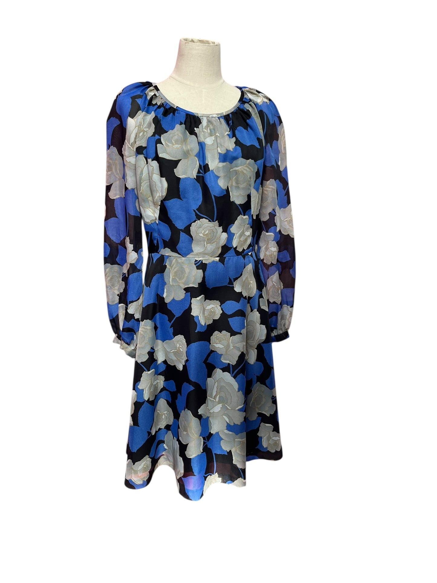 VENCA BLUE ROSE DRESS | 12