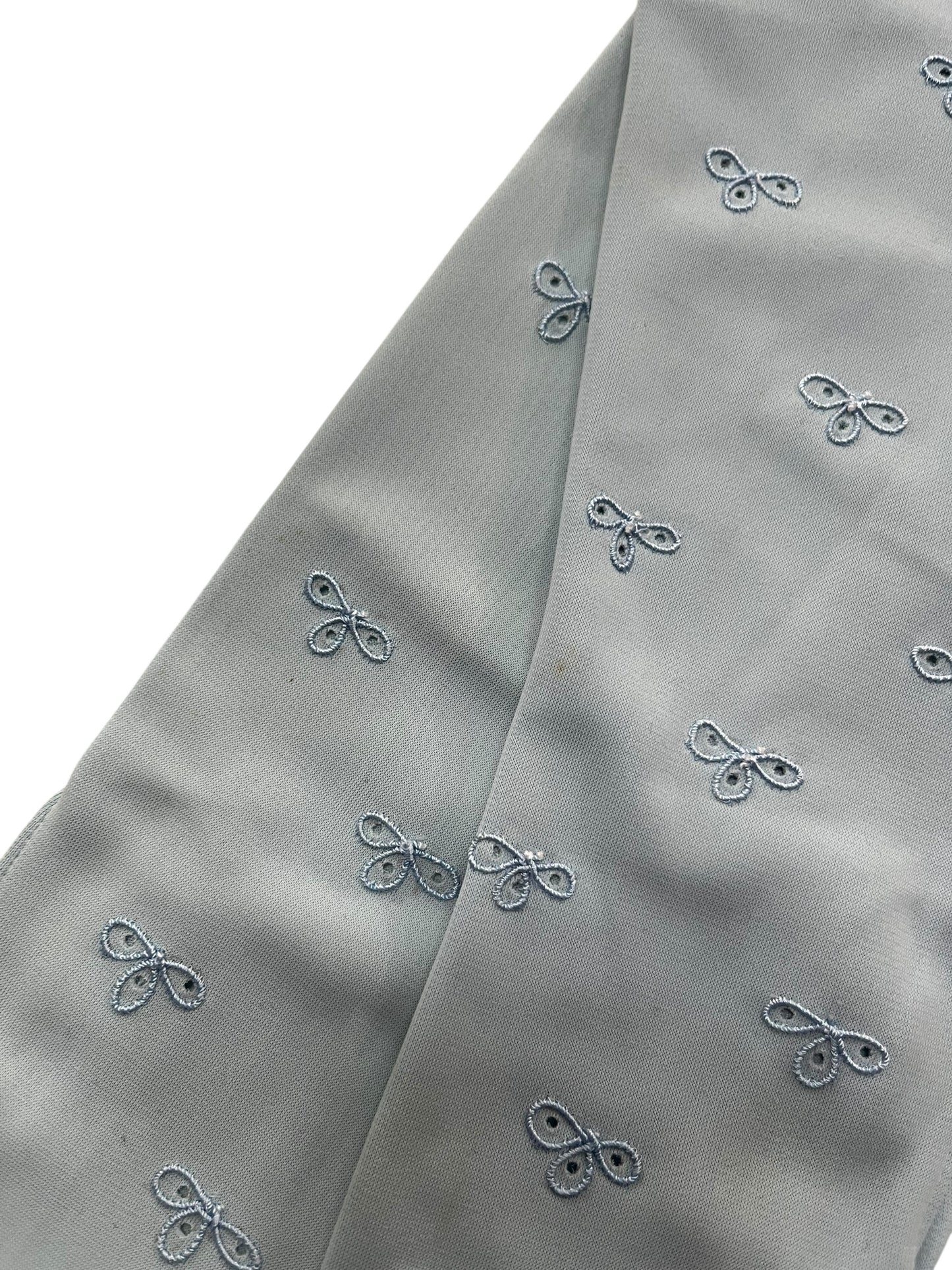 PASTEL BLUE LONG GLOVES 6.5