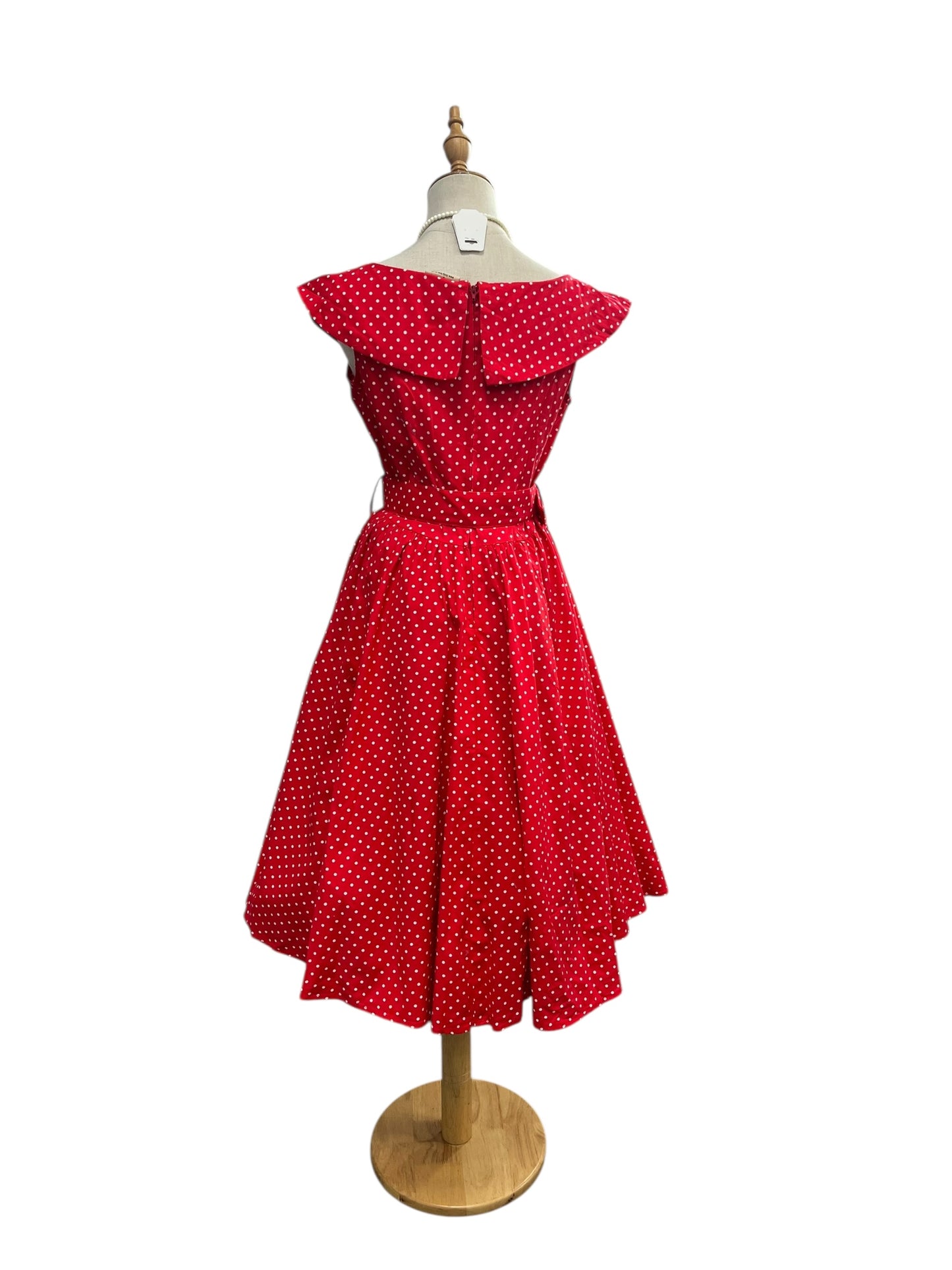 LINDY BOP RED POLKADOT DRESS | 12