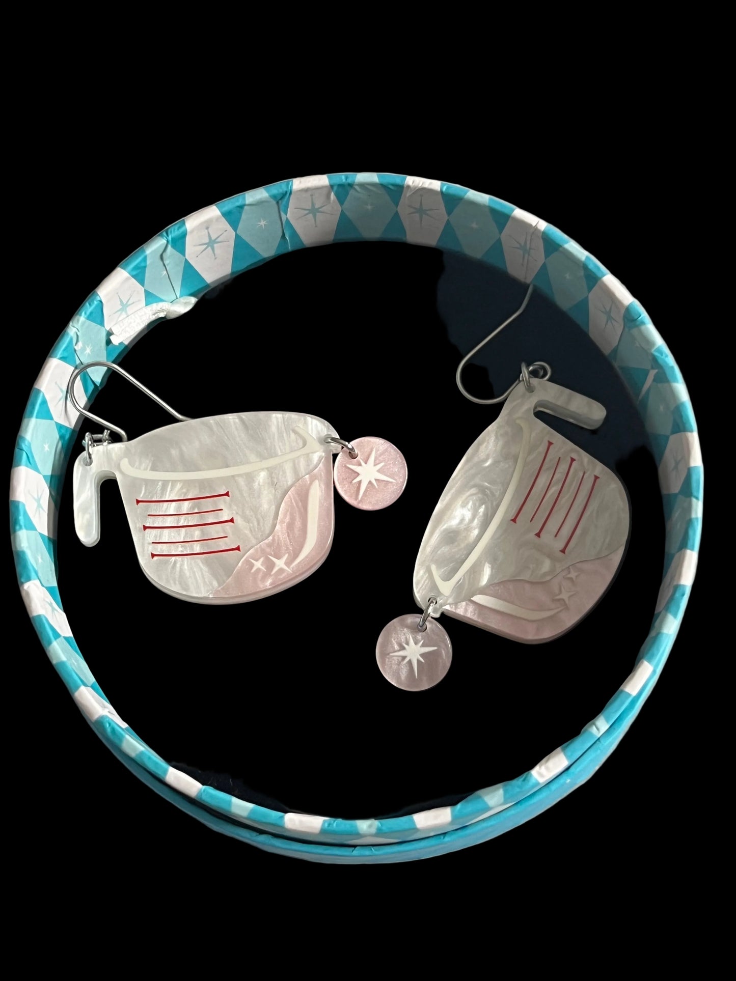 ERSTWILDER - MEASURE TWICE POUR ONCE HOOK EARRINGS