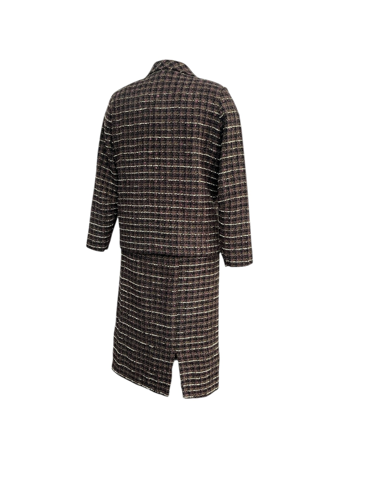 SALLY SMALL TWEED SUIT SZ 16