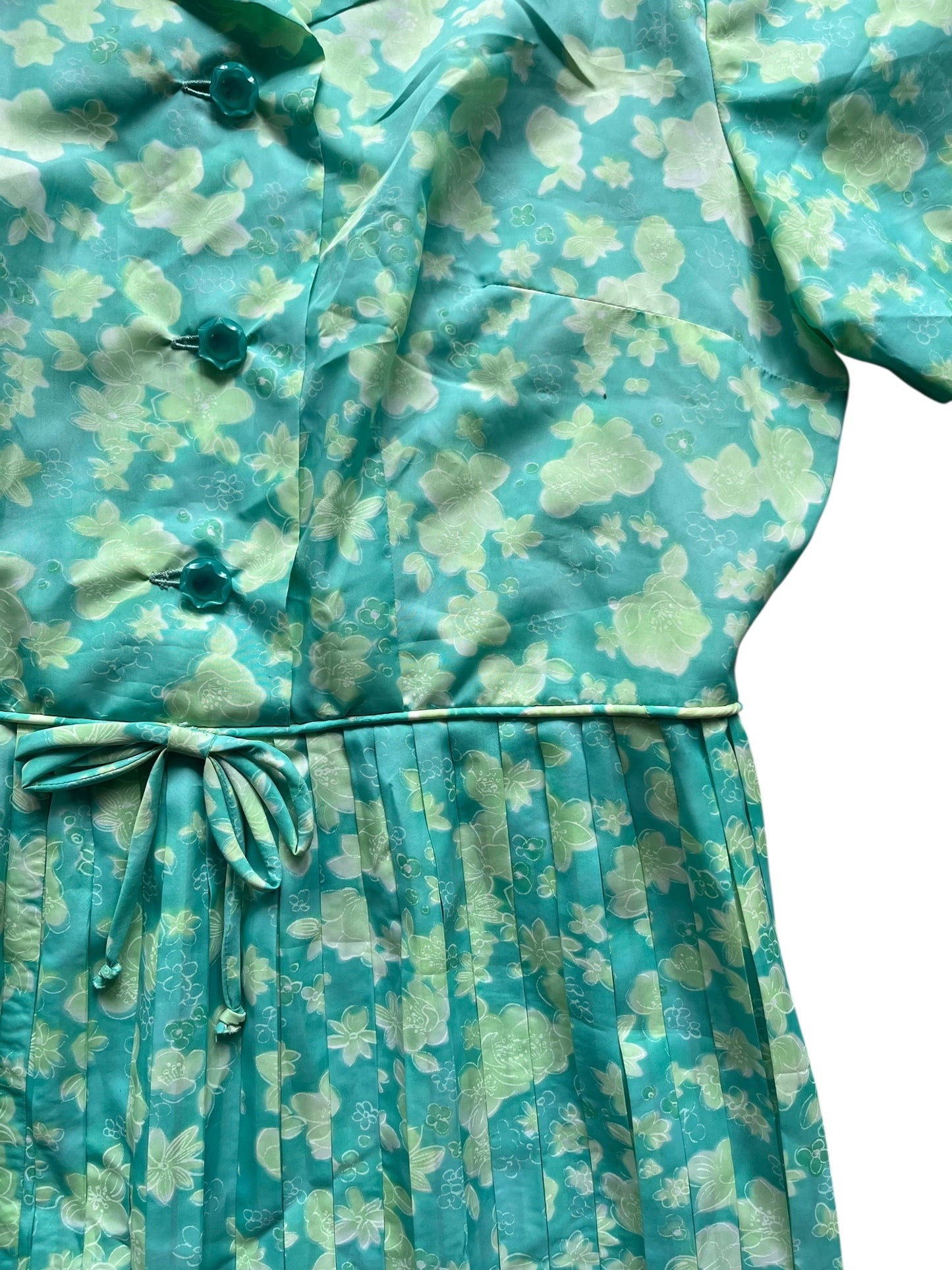 GREEN FLOWER DRESS