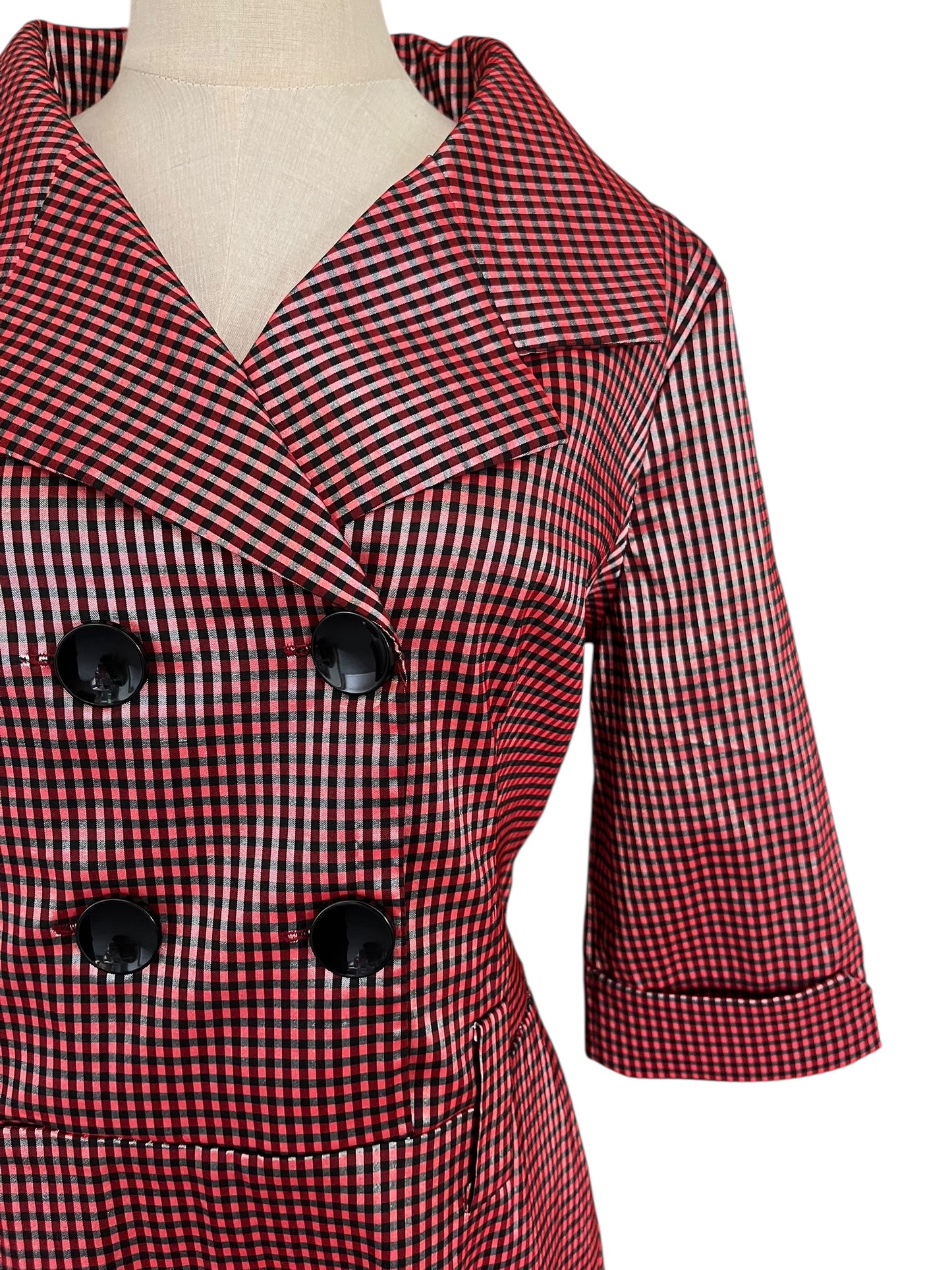 BETTIE PAGE GINGHAM DRESS | XXL