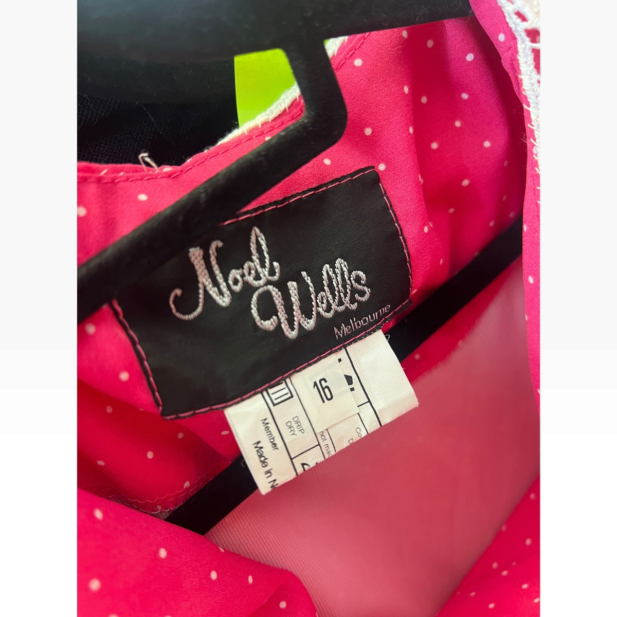 NOEL WELLS PINK DRESS | 16