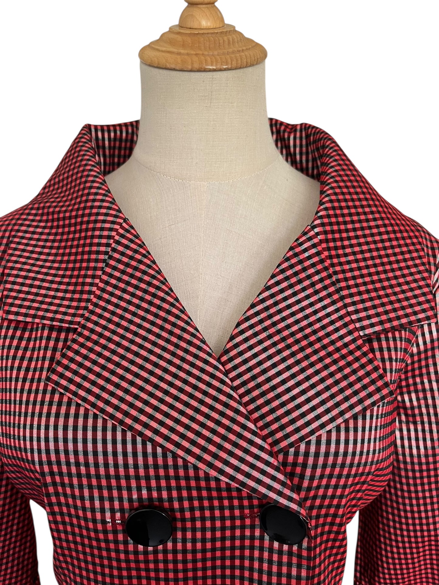 BETTIE PAGE GINGHAM DRESS | XXL