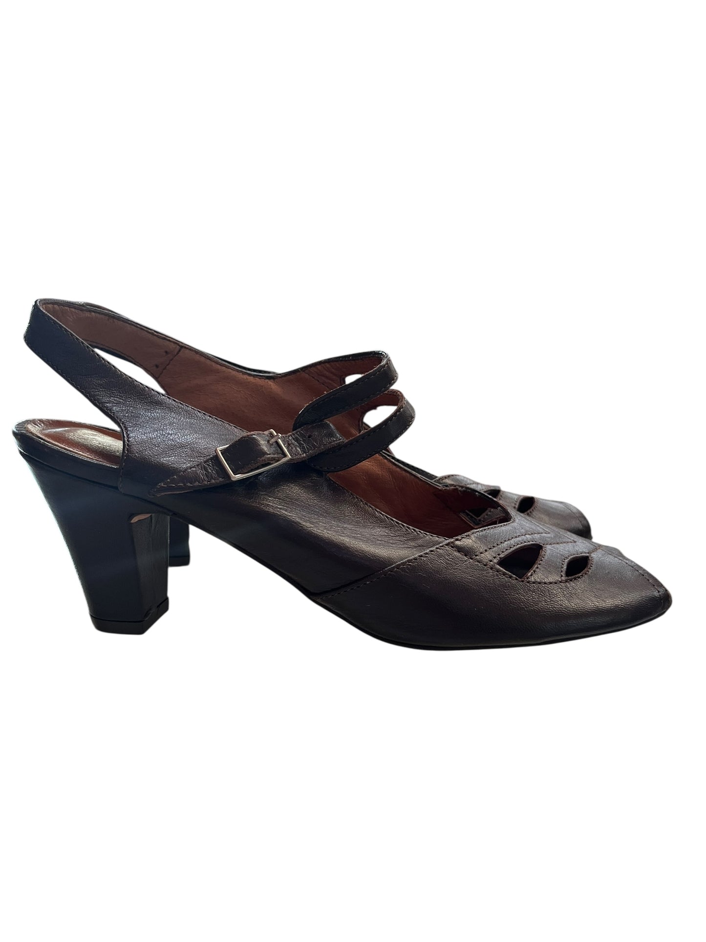 REMIX LEATHER SLINGBACKS | 8.5