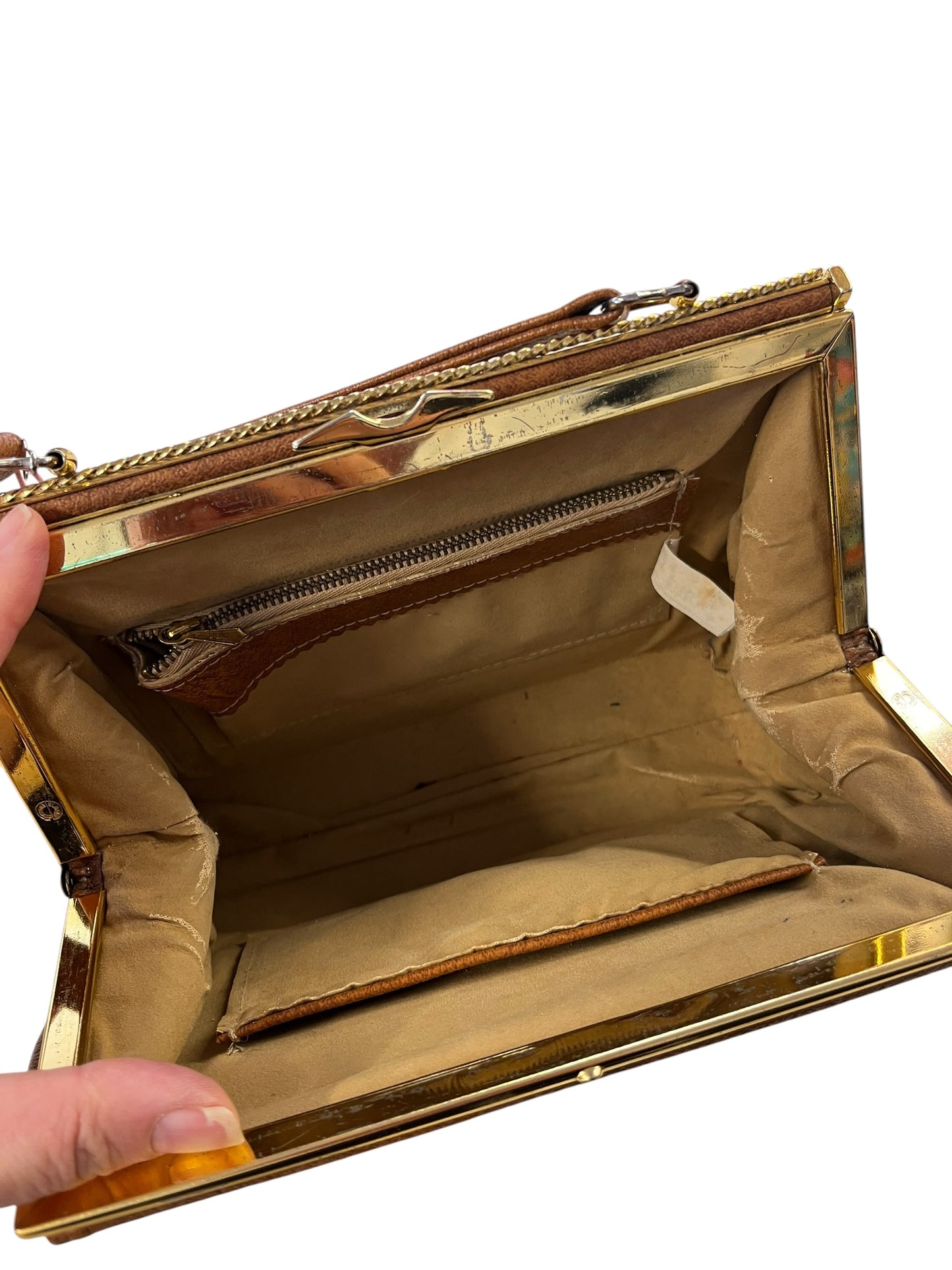 BOND STREET BROWN HANDBAG