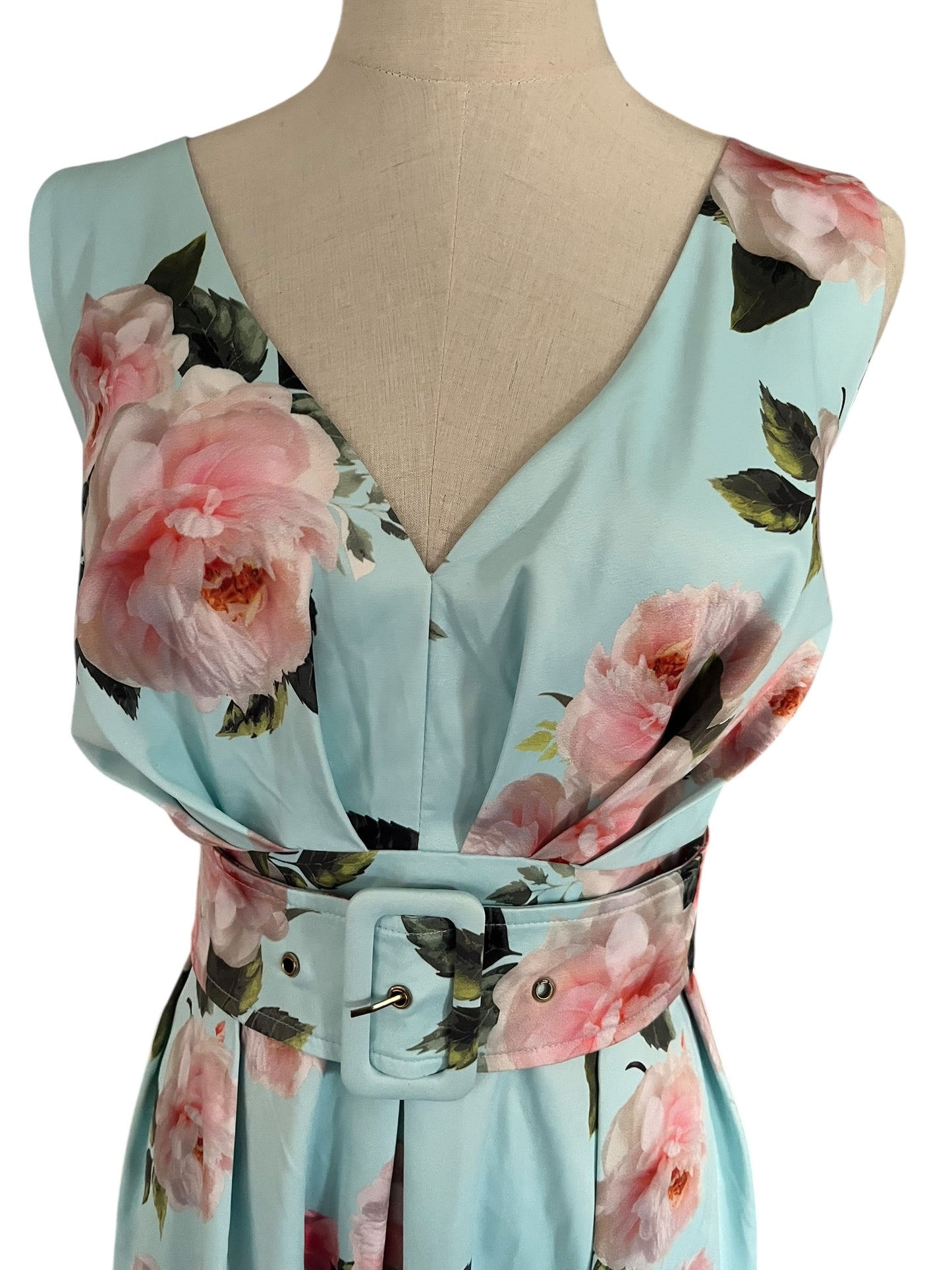 PAGANI SEAFOAM & ROSE DRESS | 14