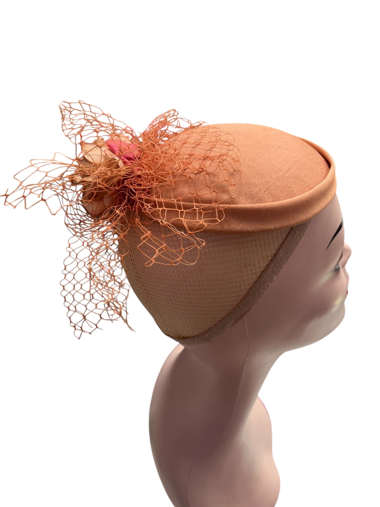 PEACH HALF HAT