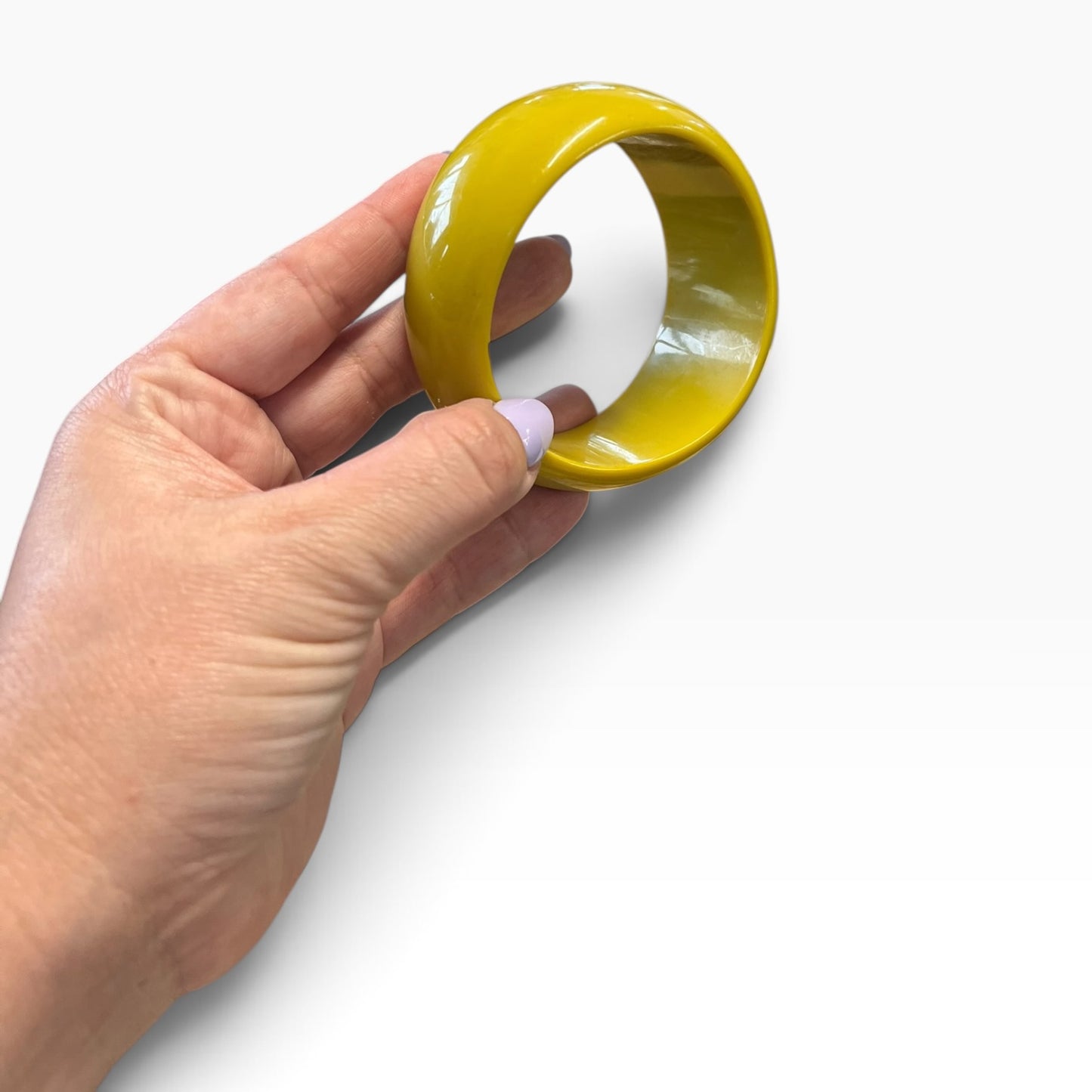 MUSTARD WOBBLE BANGLE