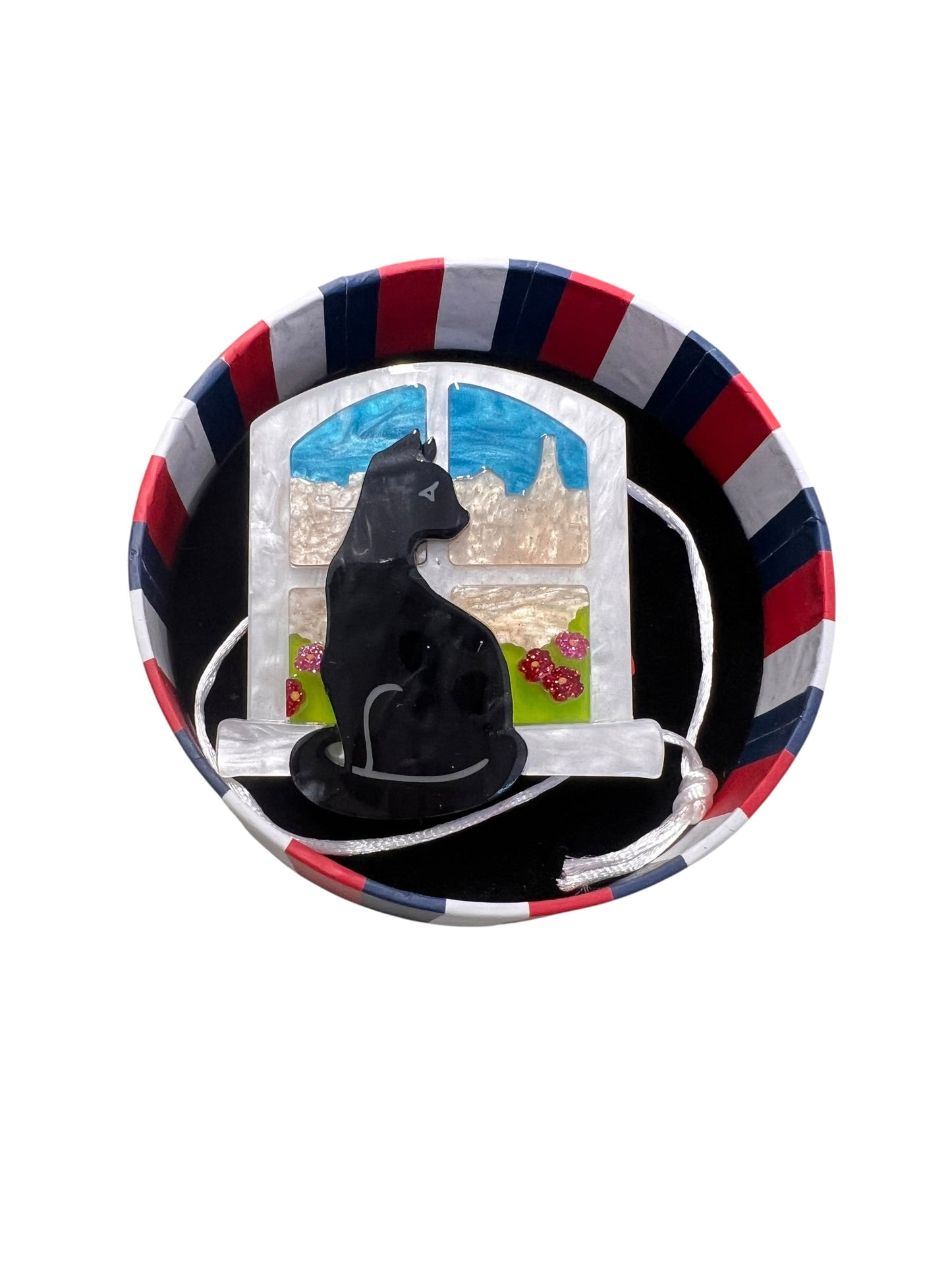 ERSTWILDER - LE CHAT LE REVEUR BROOCH