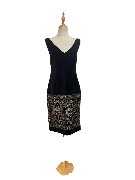 CATHERINE VELVET & GOLD DRESS | 10