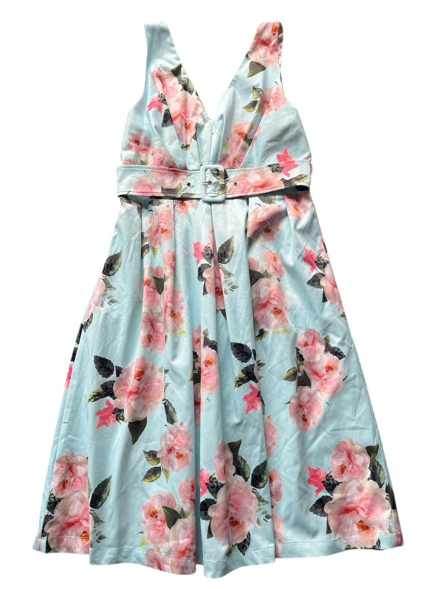 PAGANI SEAFOAM & ROSE DRESS | 14