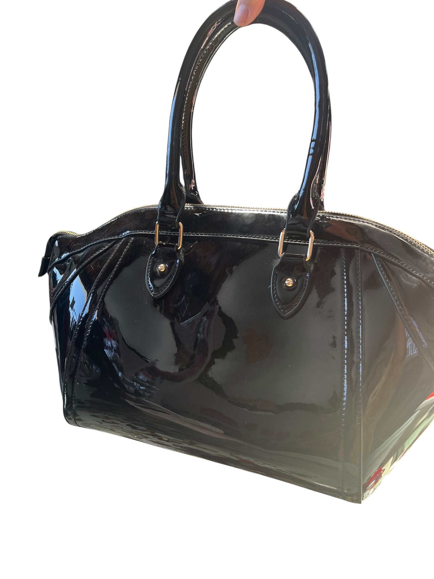 KITTEN DAMOUR BLACK BOW HANDBAG