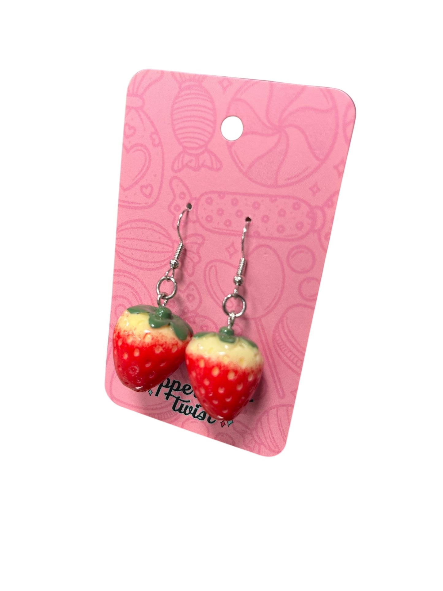 STRAWBERRY EARRINGS
