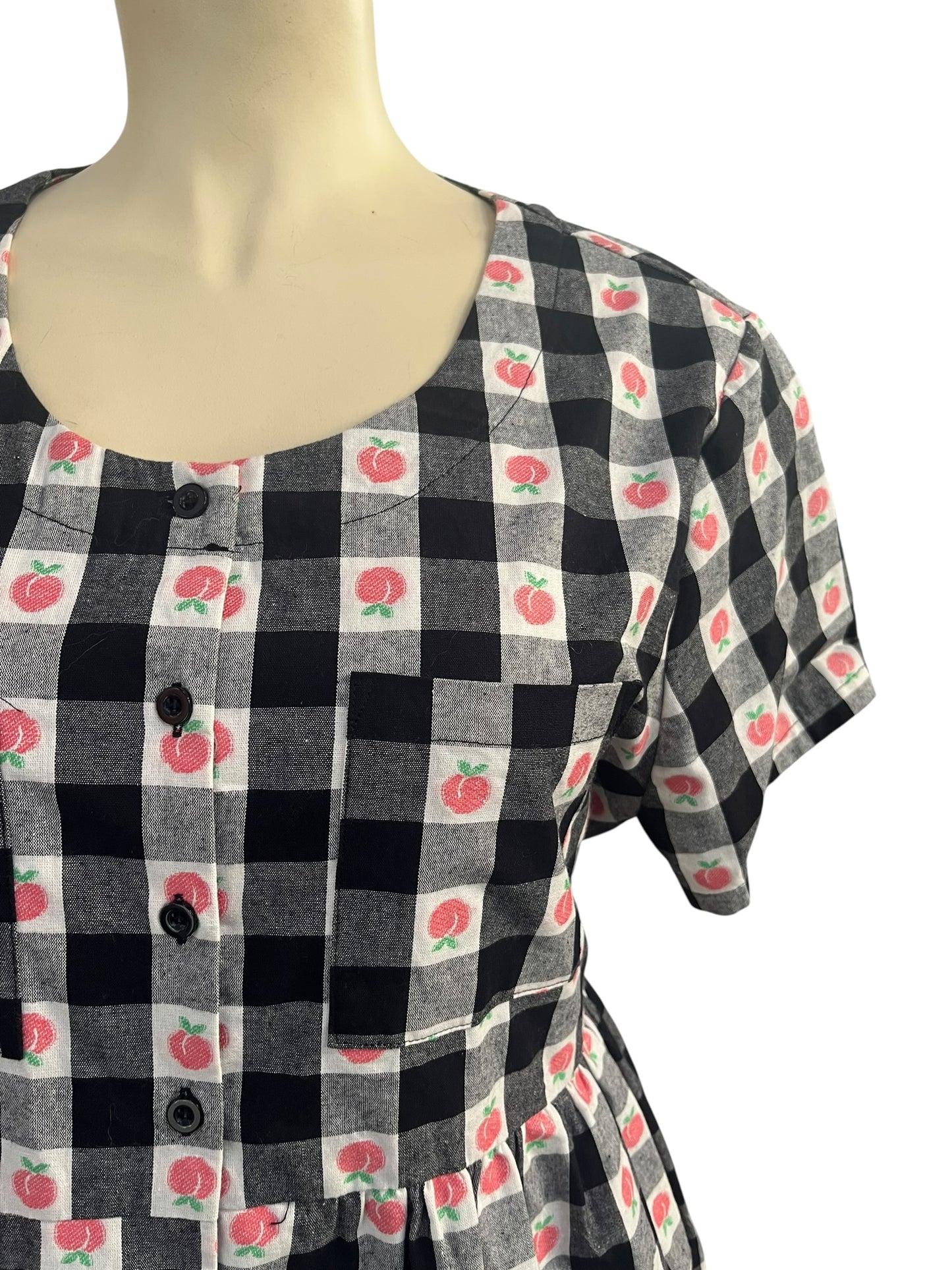 REVIVAL PEACHES GINGHAM DRESS | 20