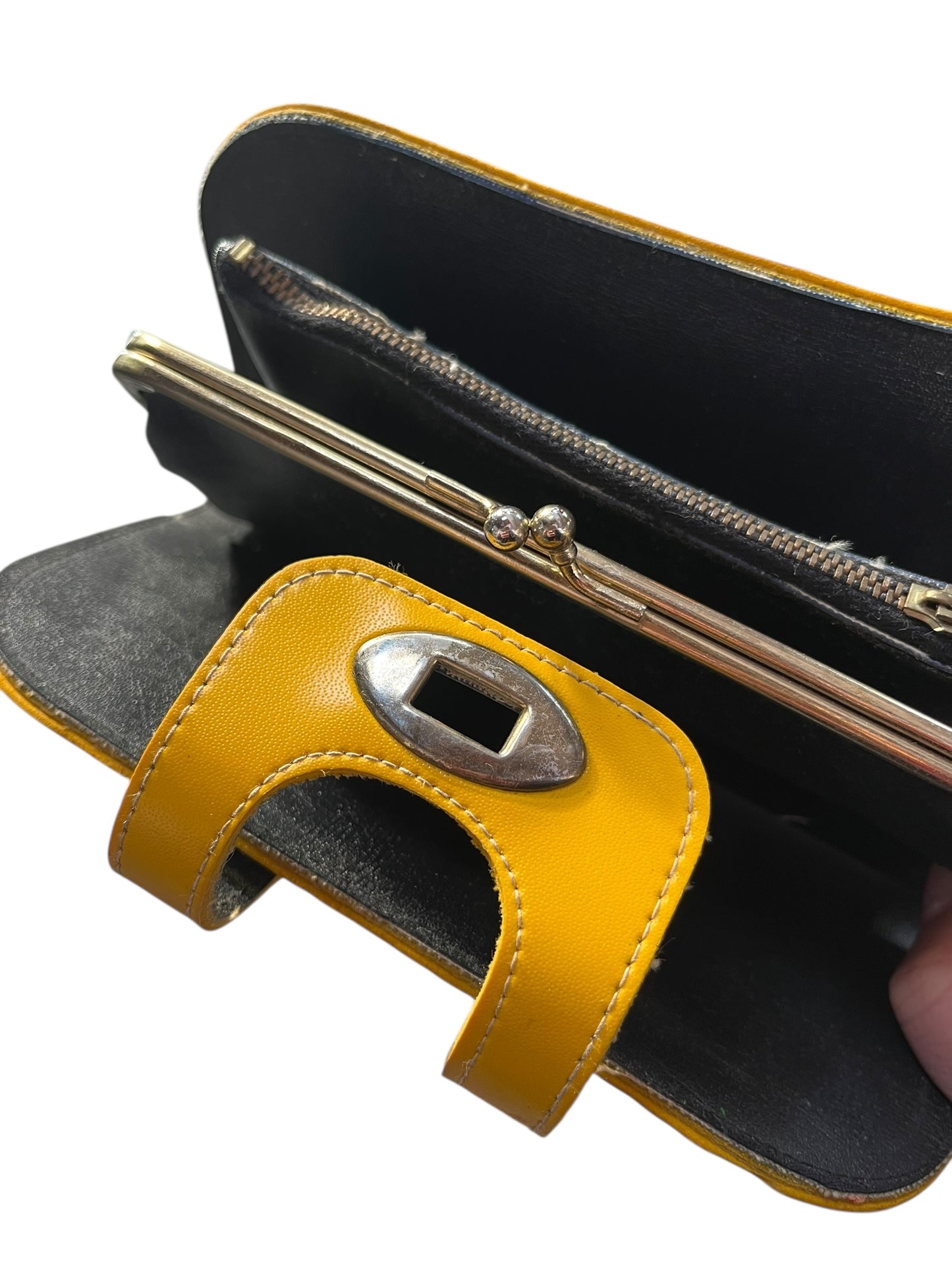 YELLOW TOOLED WALLET