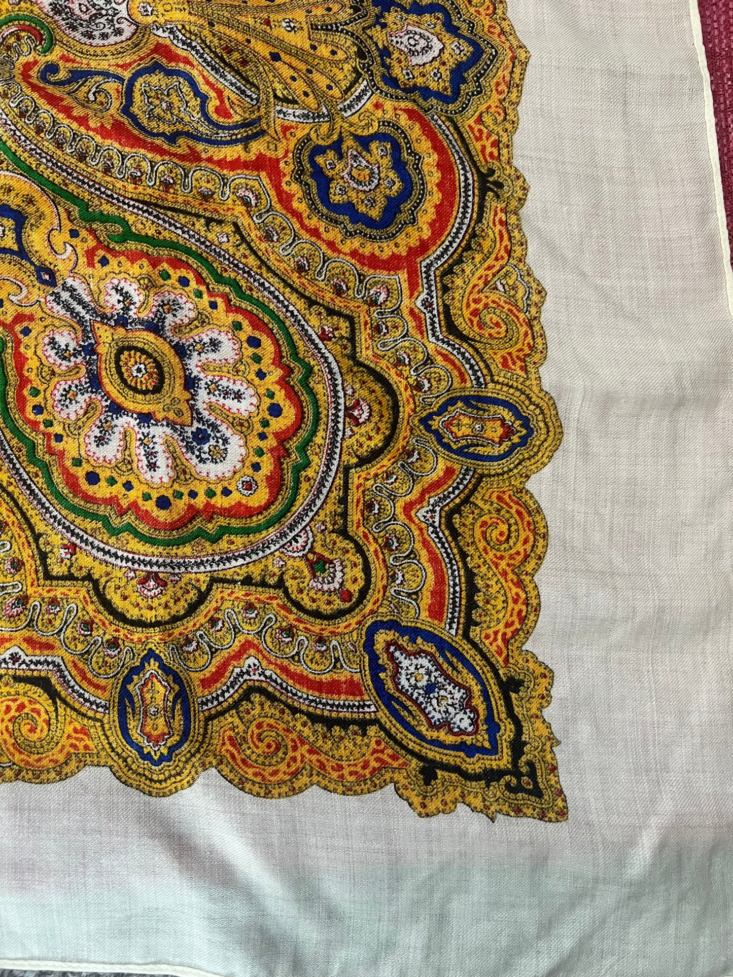 LARGE PAISLEY SQUARE SCARF