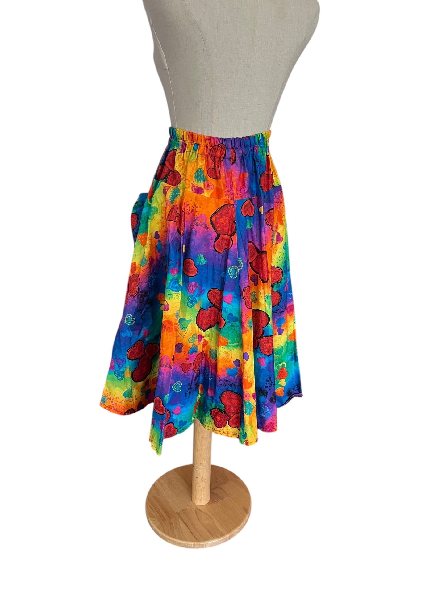HEART RAINBOW SKIRT | 8