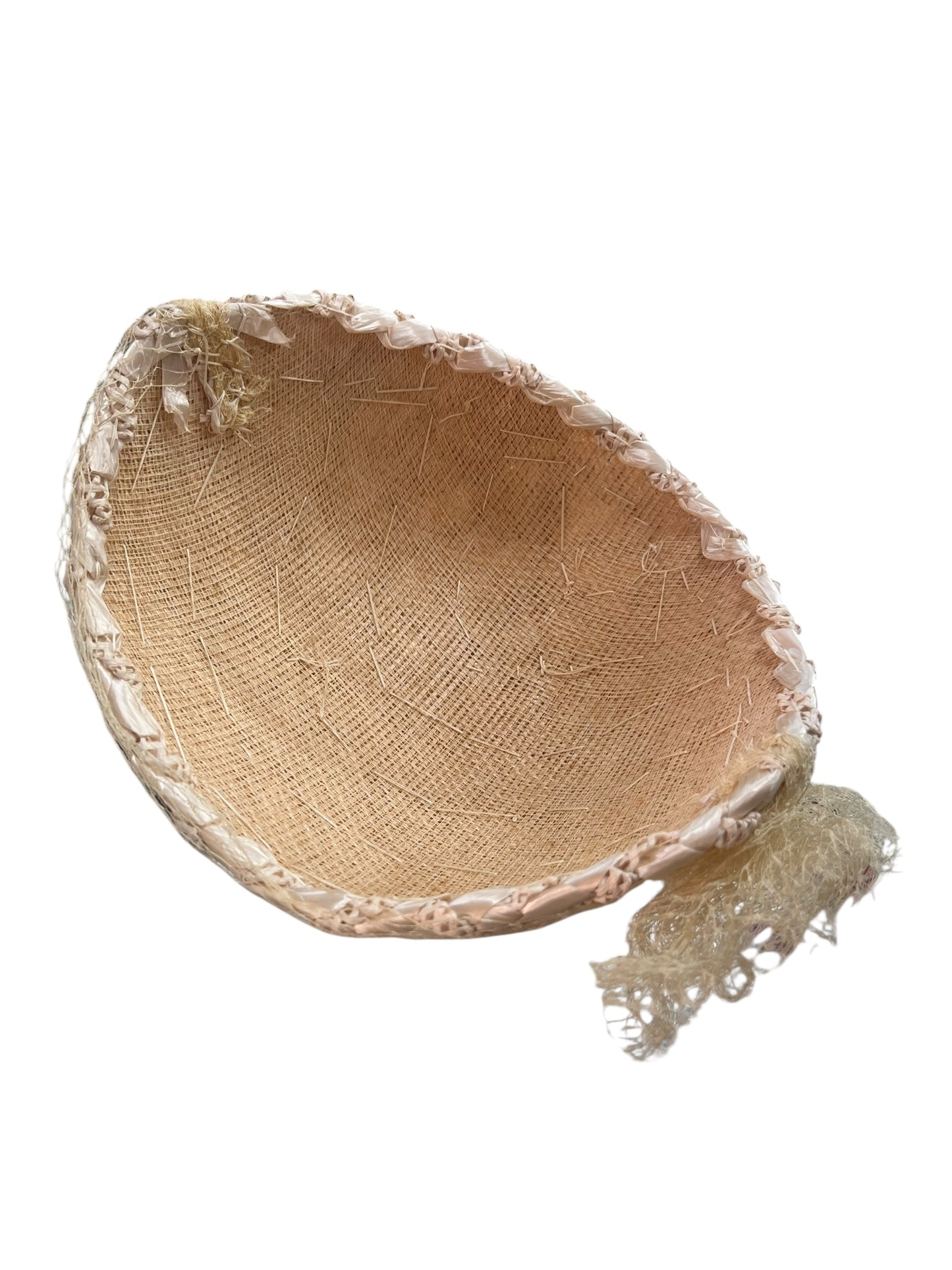 RAFFIA HALF HAT