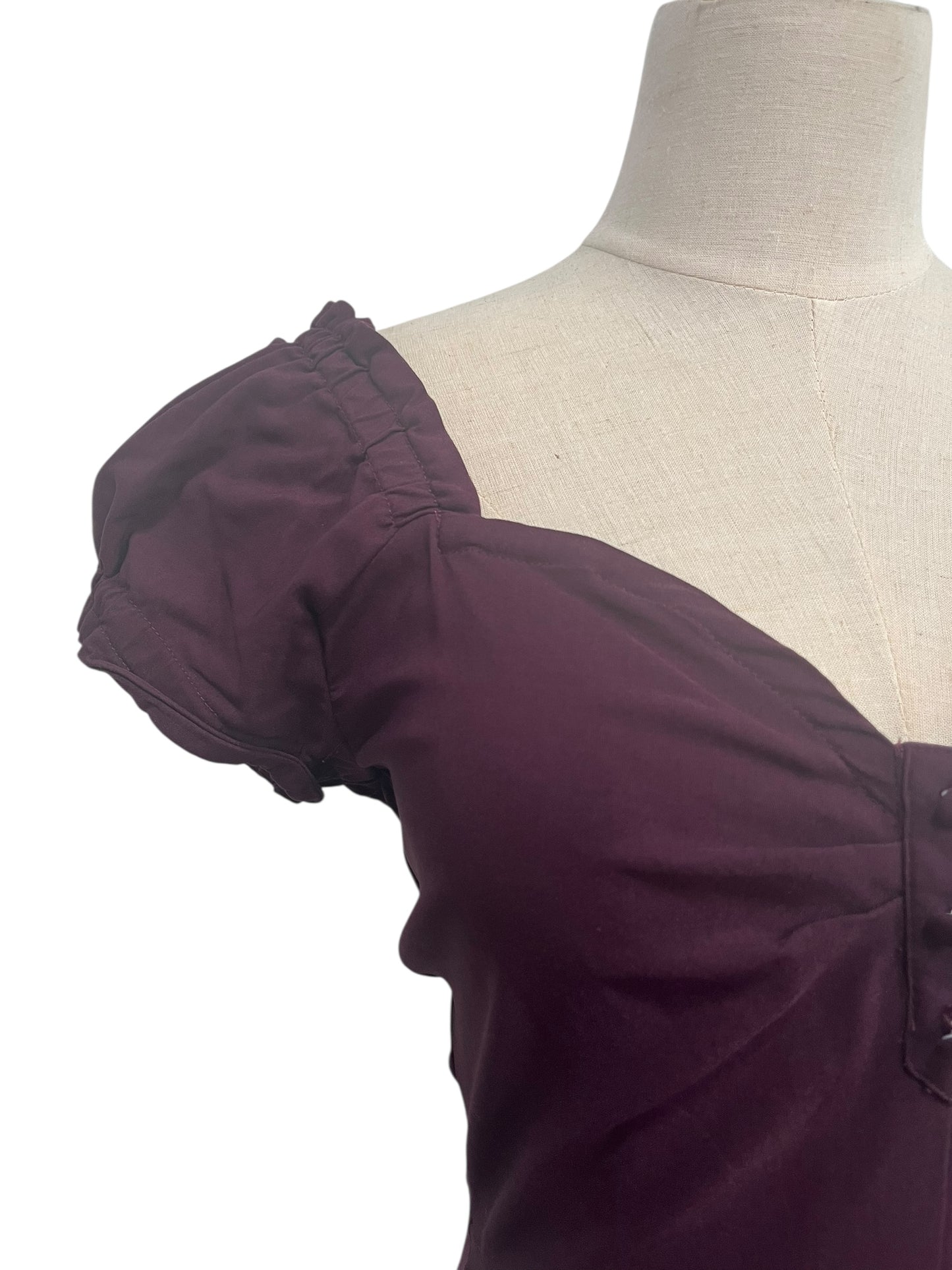 UNIQUE VINTAGE PLUM DRESS SZ 8