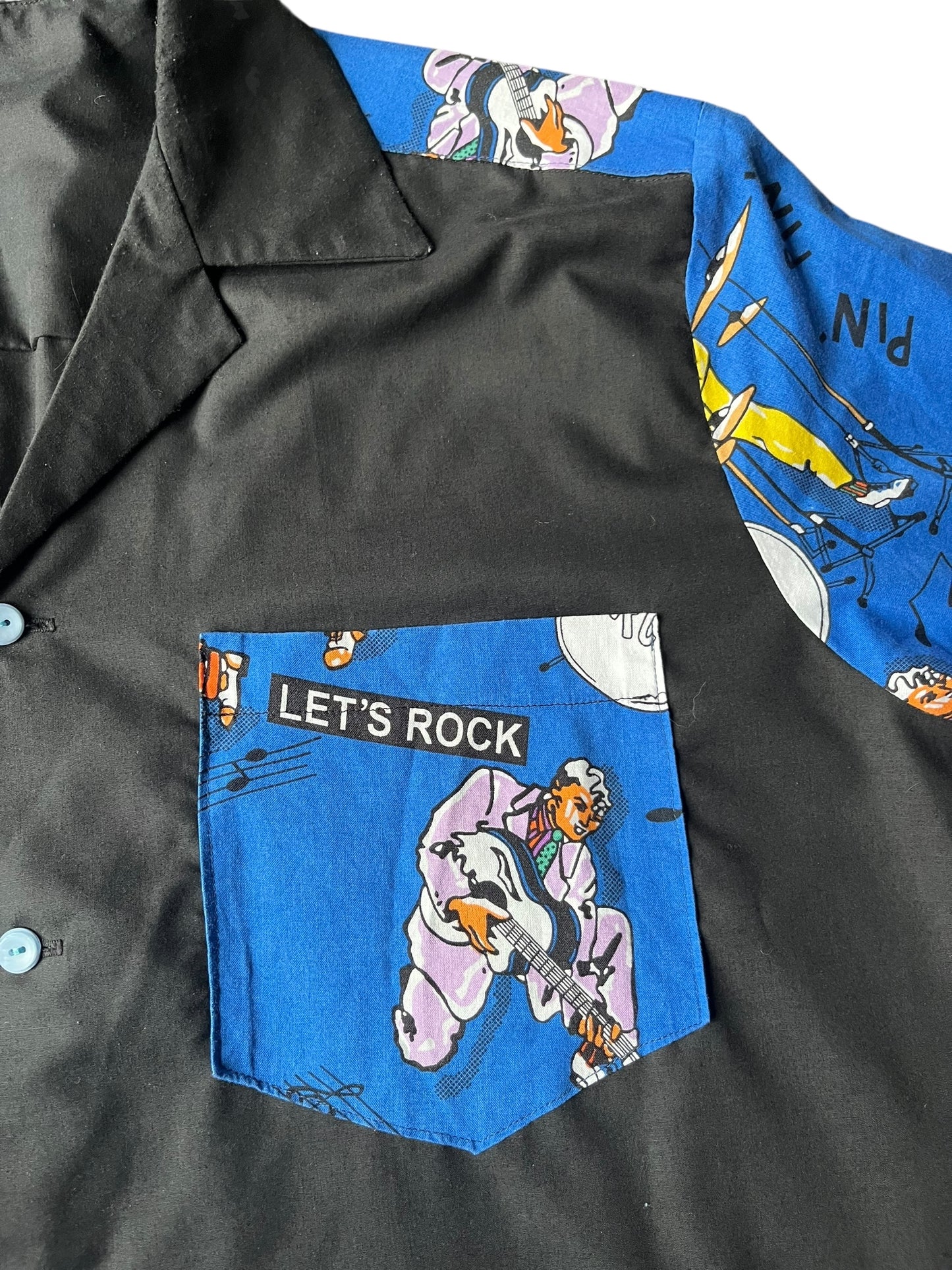 BLACK ROCK N ROLL SHIRT | 2XL