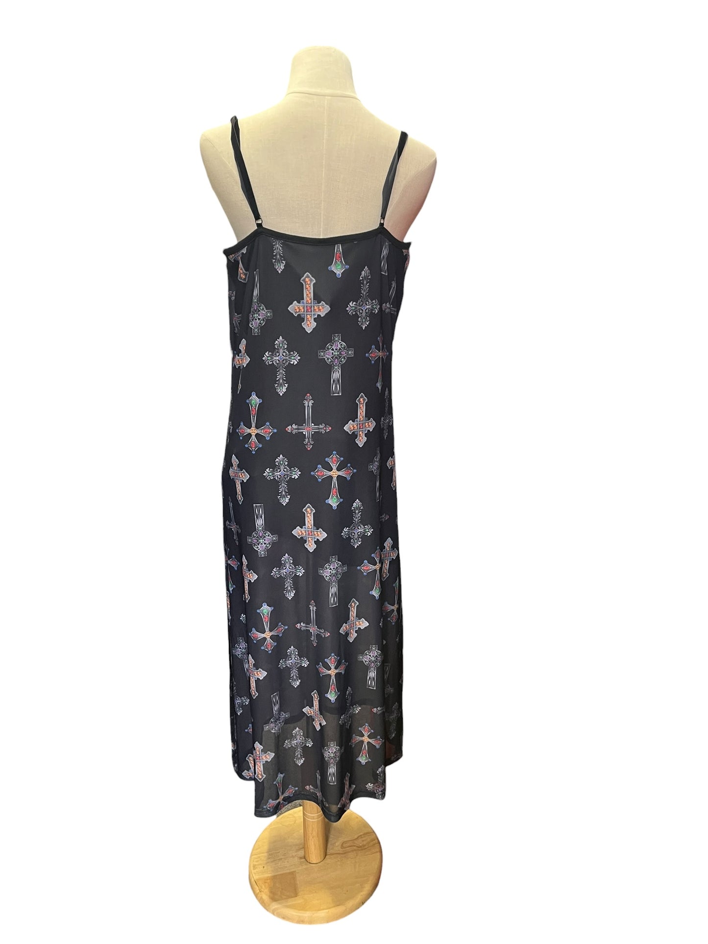DANGERFIELD MESH CROSS DRESS | 10