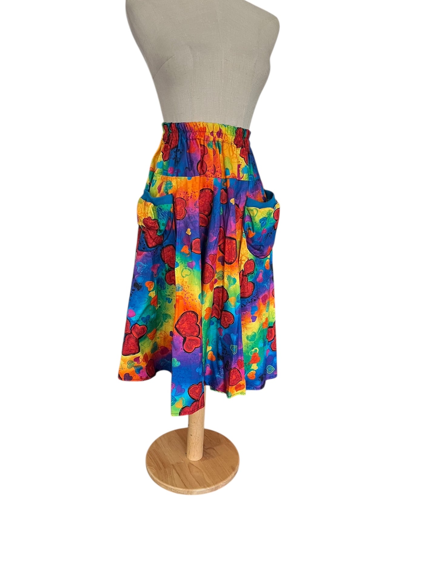 HEART RAINBOW SKIRT | 8