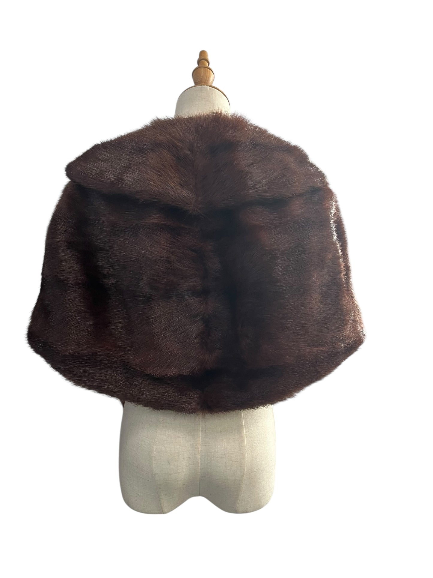 RICH BROWN FUR STOLE