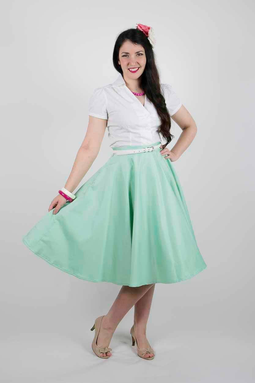 VANESSA KELLY MINT SKIRT |18