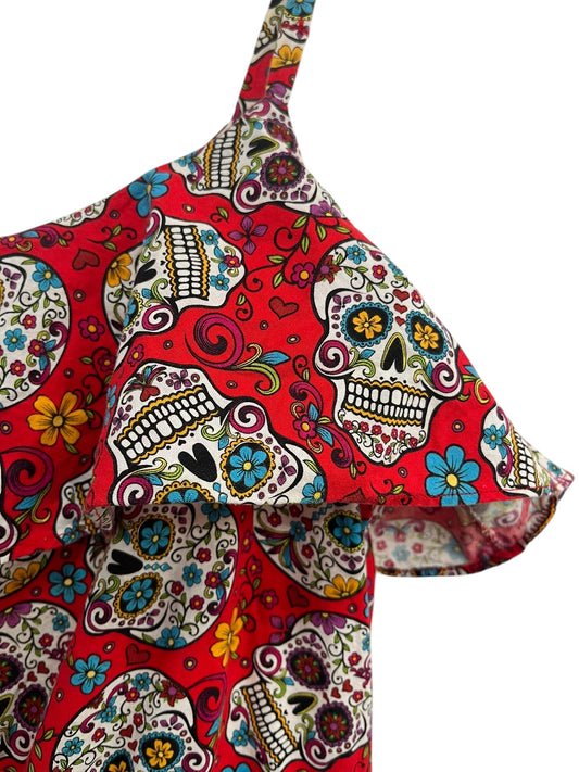 DAY OF THE DEAD ROMPER SZ 16