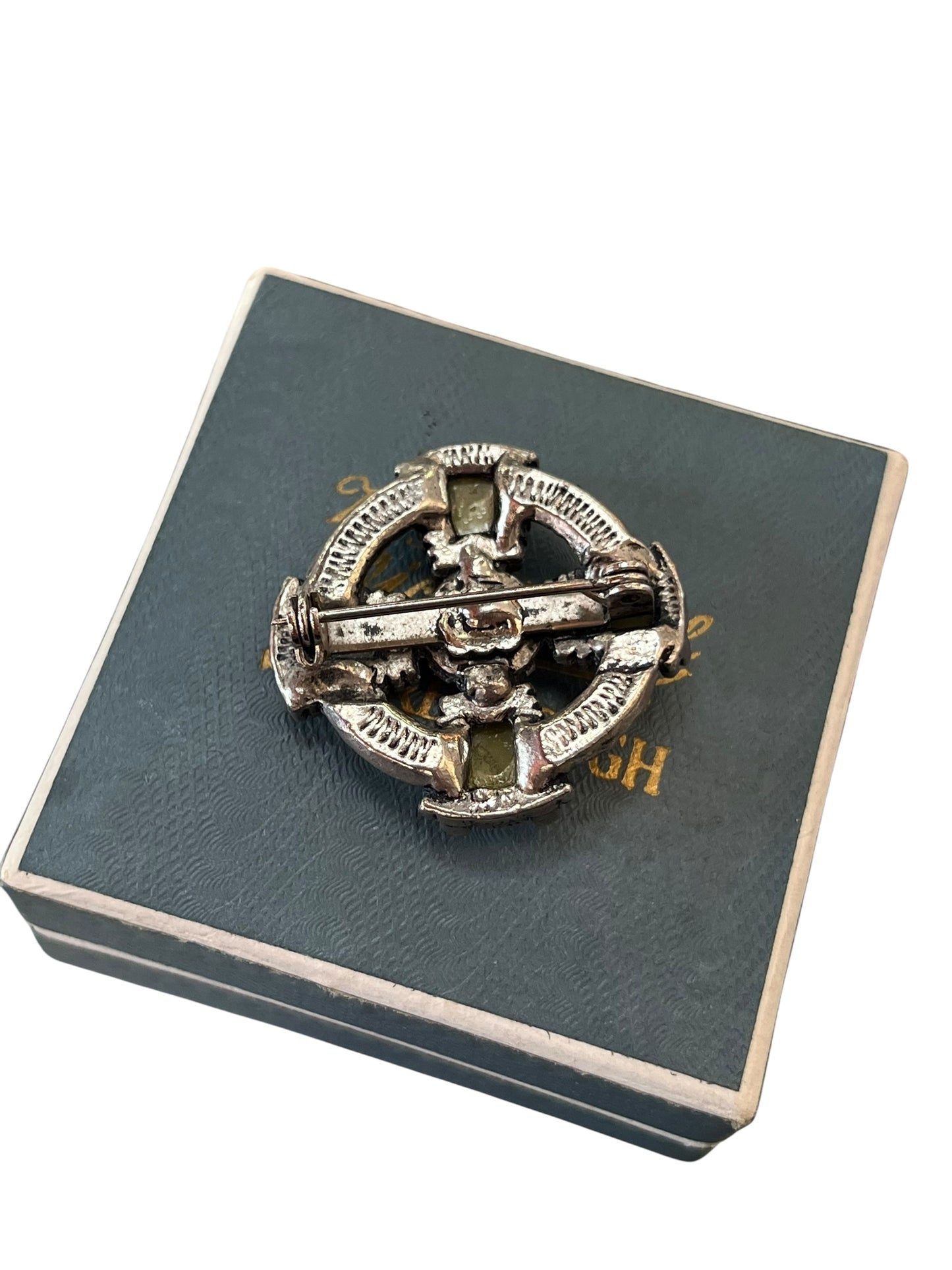 CELTIC STONE BROOCH