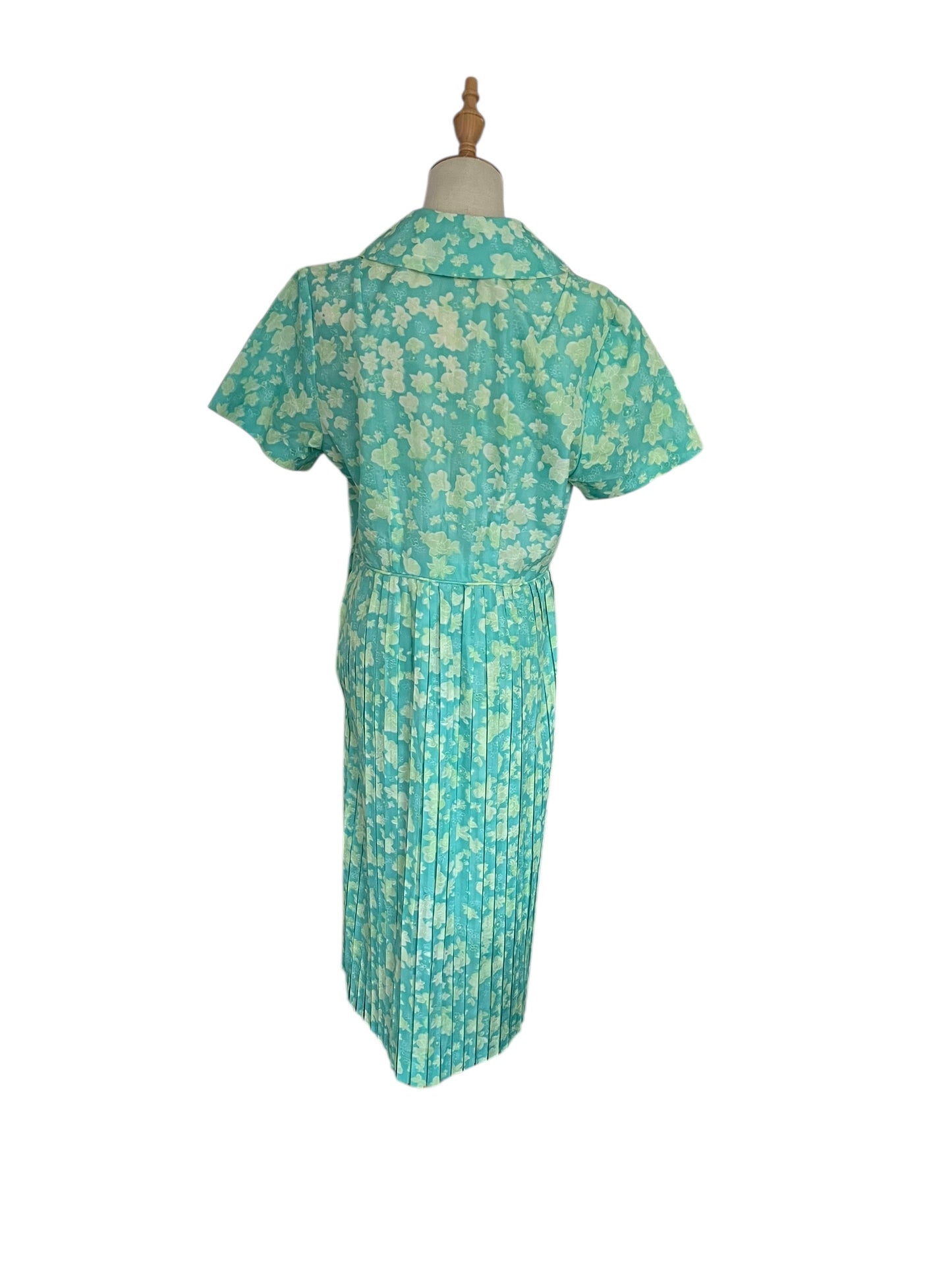 GREEN FLOWER DRESS