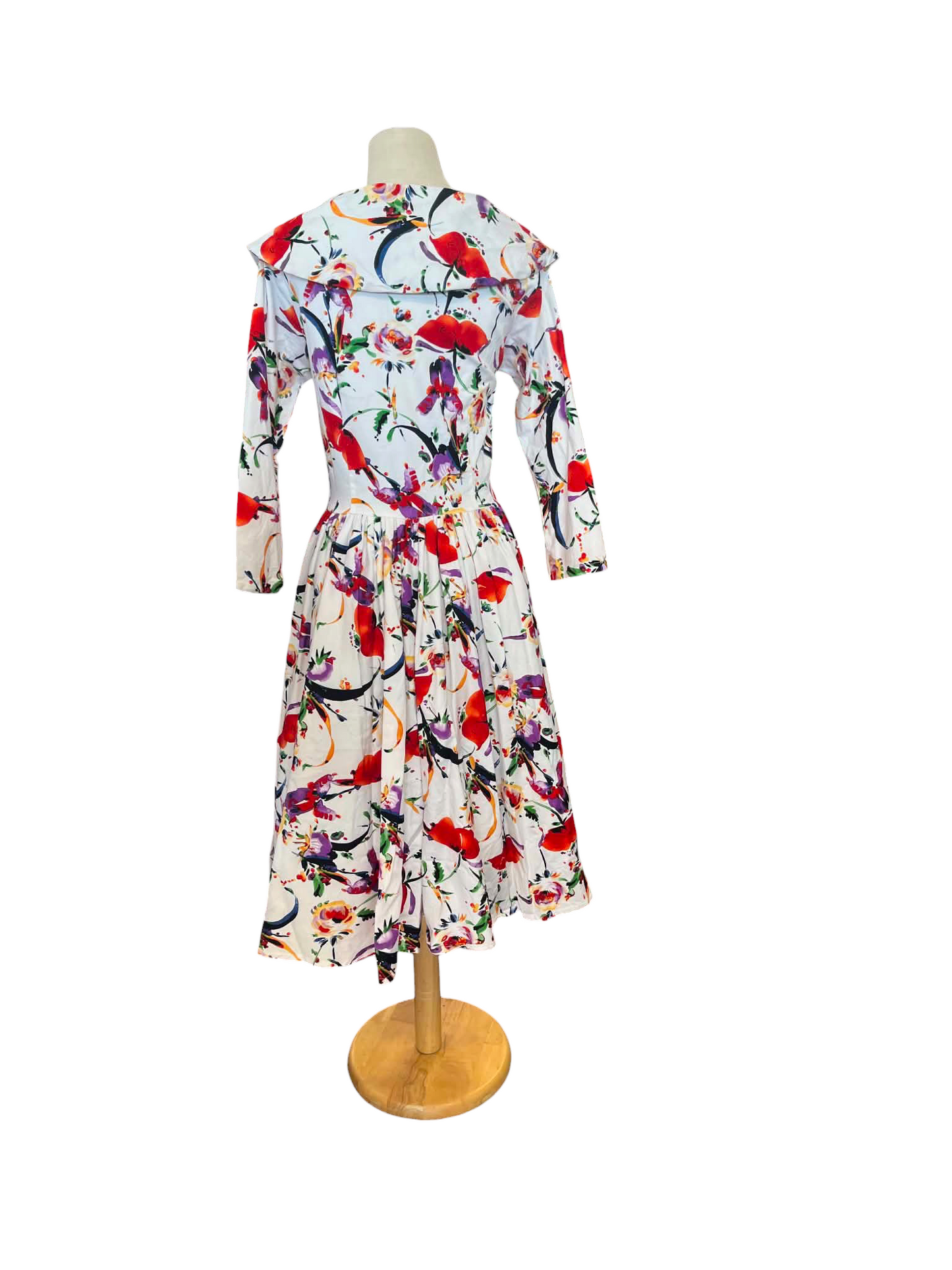 LONG SLEEVE FLORAL DRESS | 12